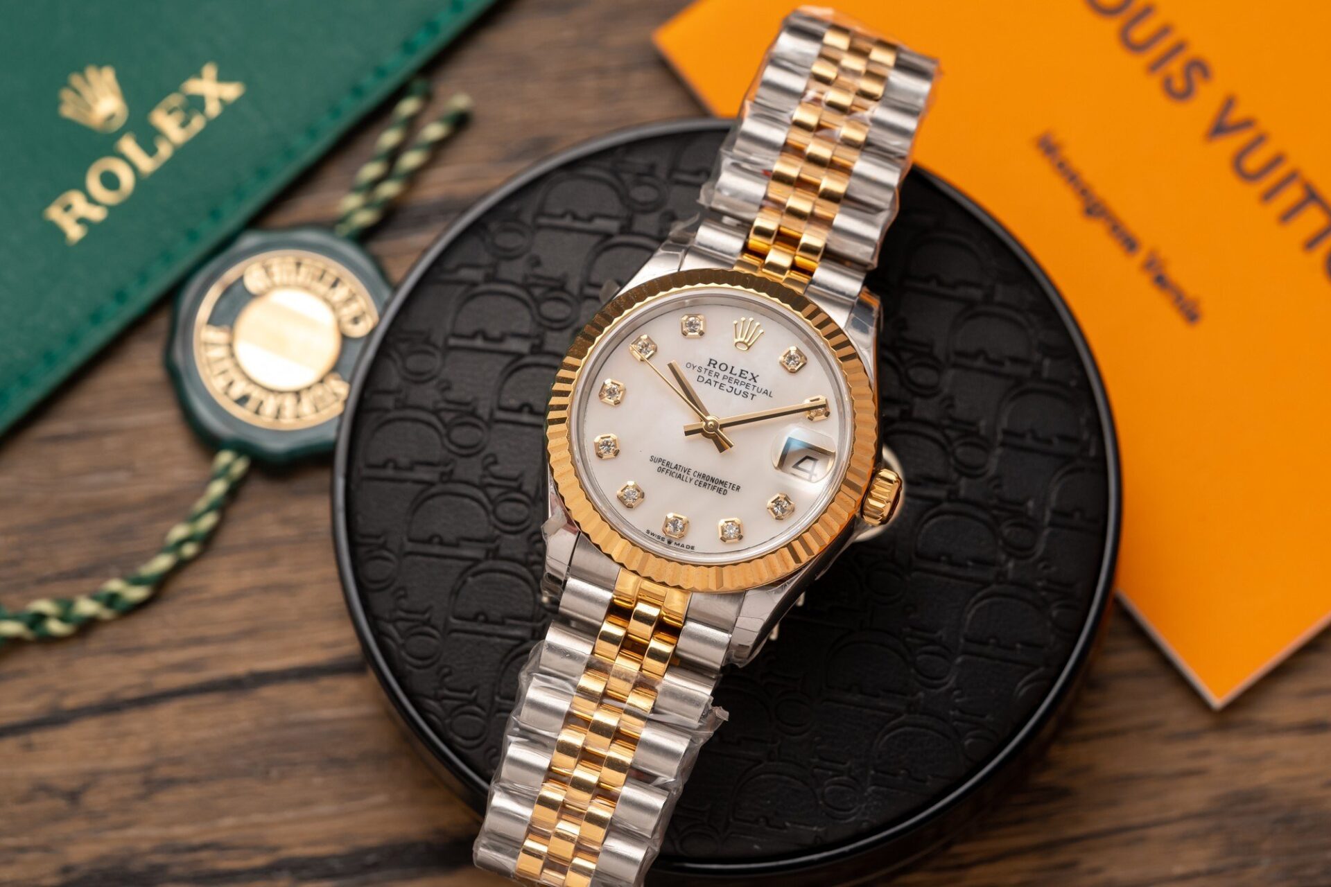Rolex Clone Watch DateJust 278271 Demi Gold Jubilee Strap 31mm - Elite Watch Atelier