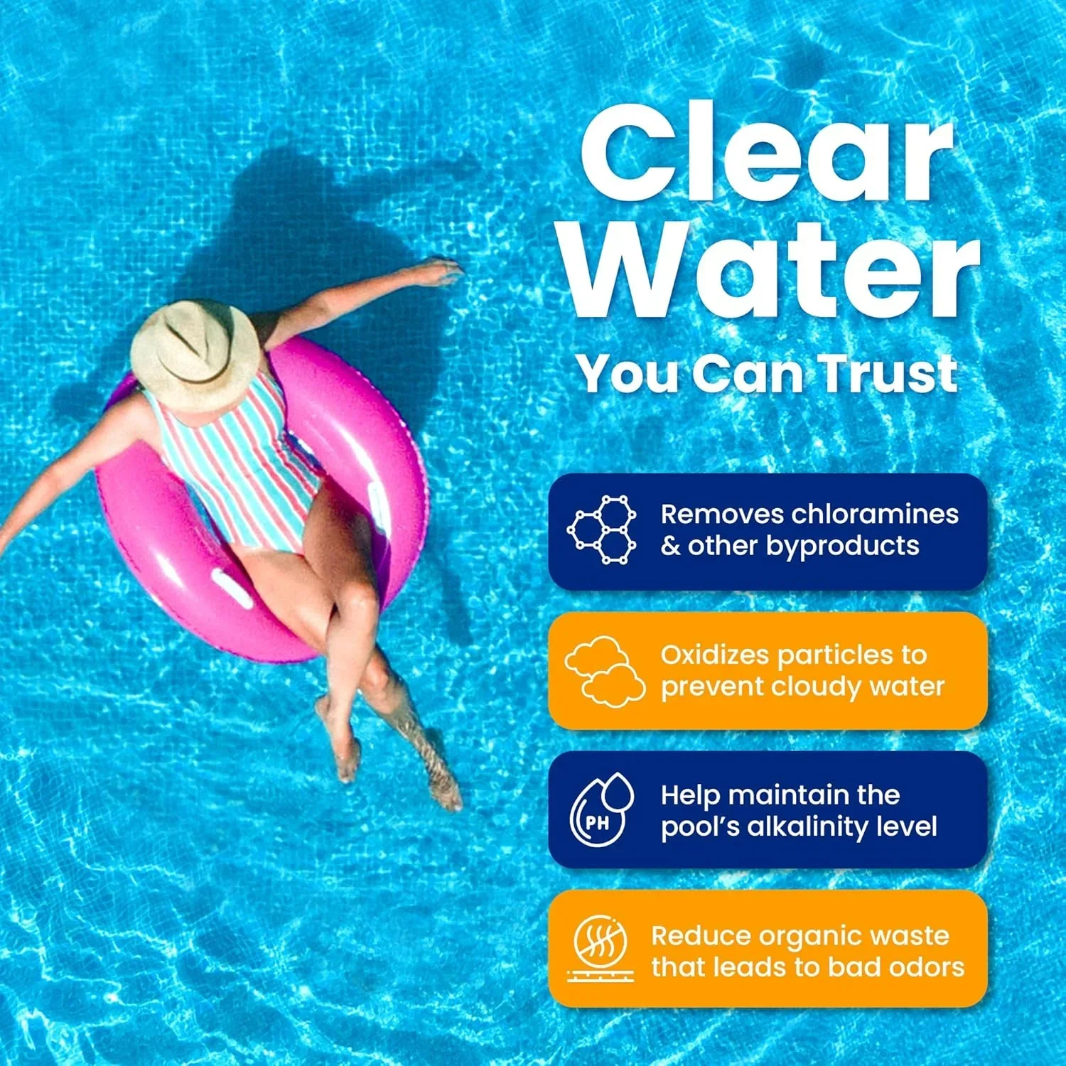 POOL SHARK Calcium Hypochlorite Pool Shock Chlorine Granules, 68%, 50 lbs - CH50 - Image 4 POOL SHARK Calcium Hypochlorite Pool Shock Chlorine Granules, 68%, 50 lbs - CH50 - Image 4