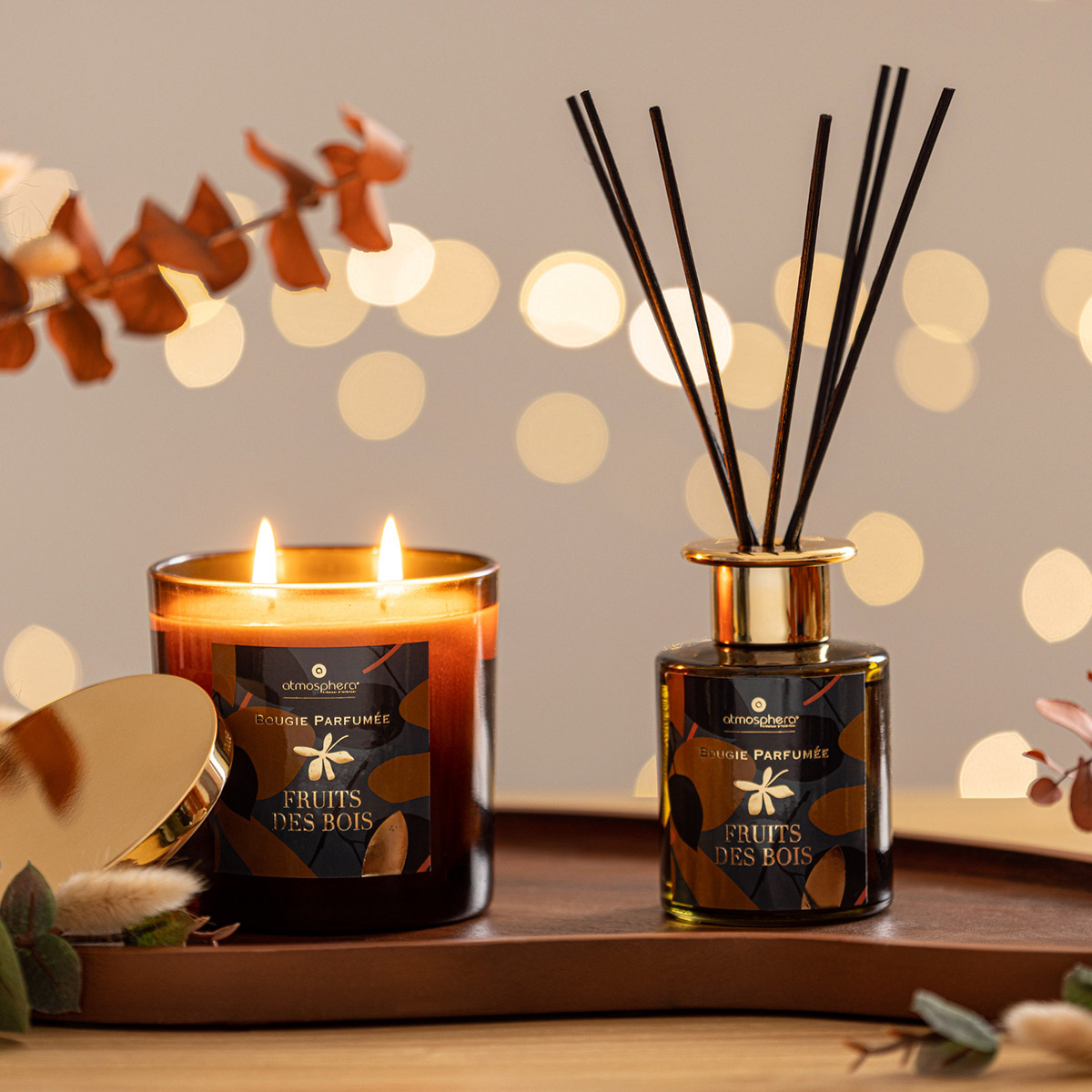 Perfume diffuser "Plum" Glass, frutas del bosque, 150ml