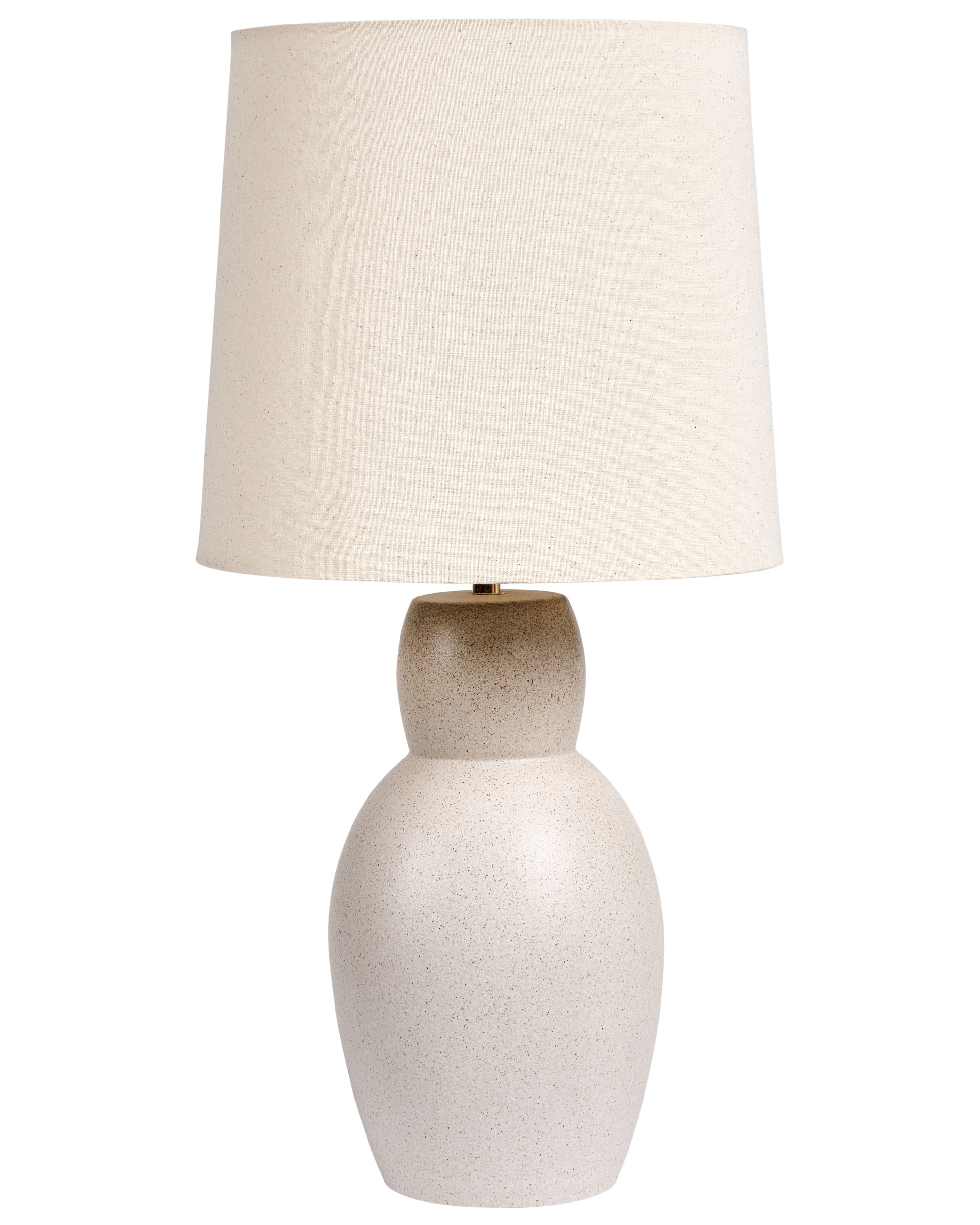 Table Lamp DEDURU Ceramic Beige