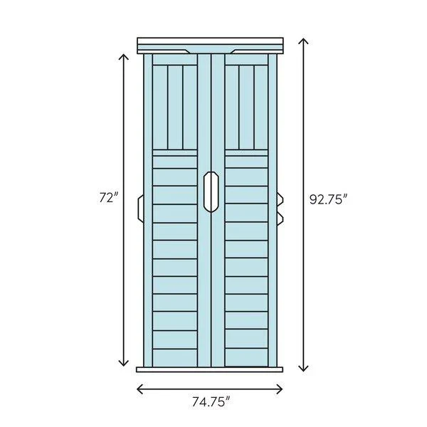 Suncast Resin Storage Shed 6 ft. 3 in. W x 5 ft. 6 in. D - BMS6510D - Image 6 Suncast Resin Storage Shed 6 ft. 3 in. W x 5 ft. 6 in. D - BMS6510D - Image 6