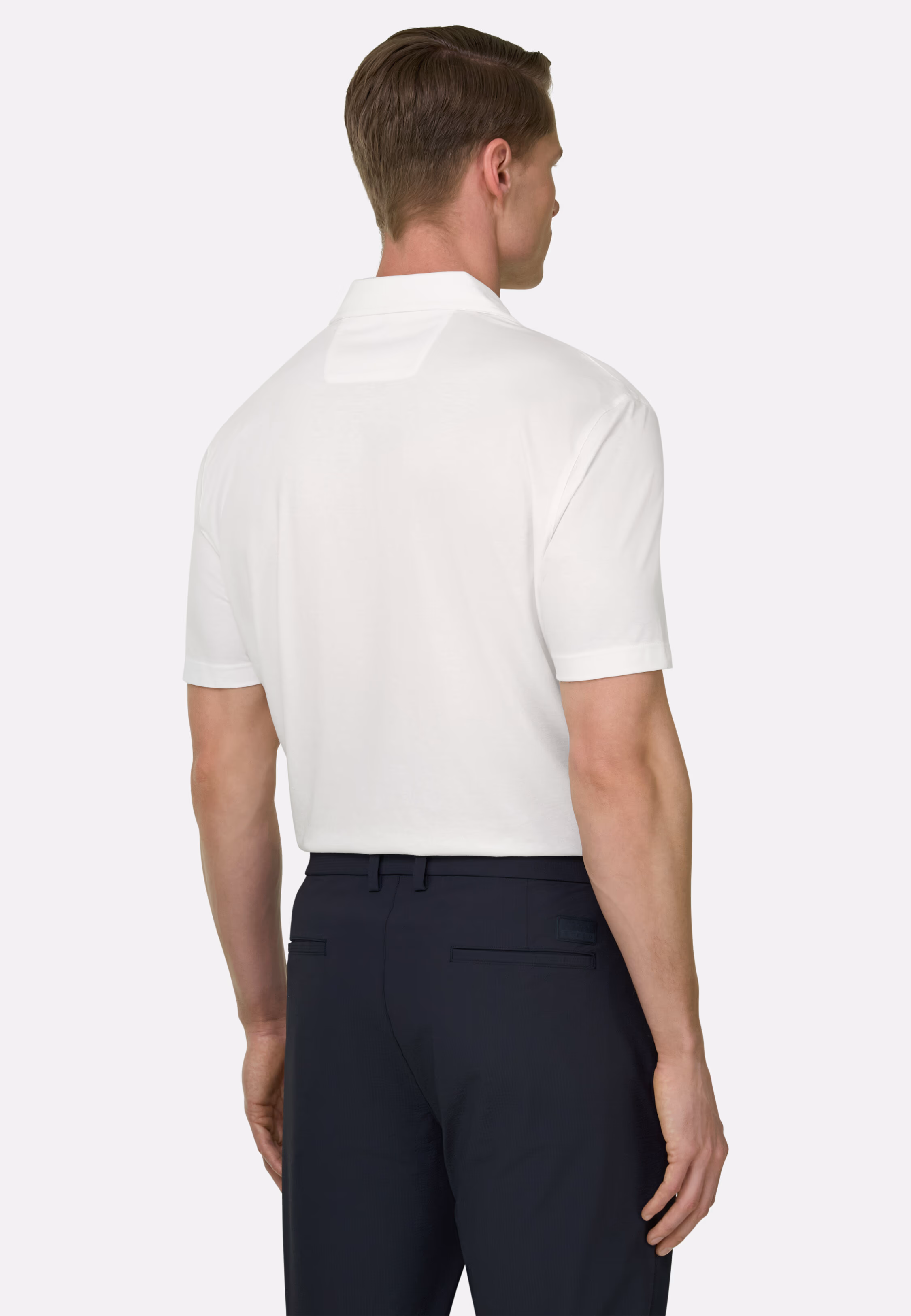 BOGGI Linen Blend Polo Shirt