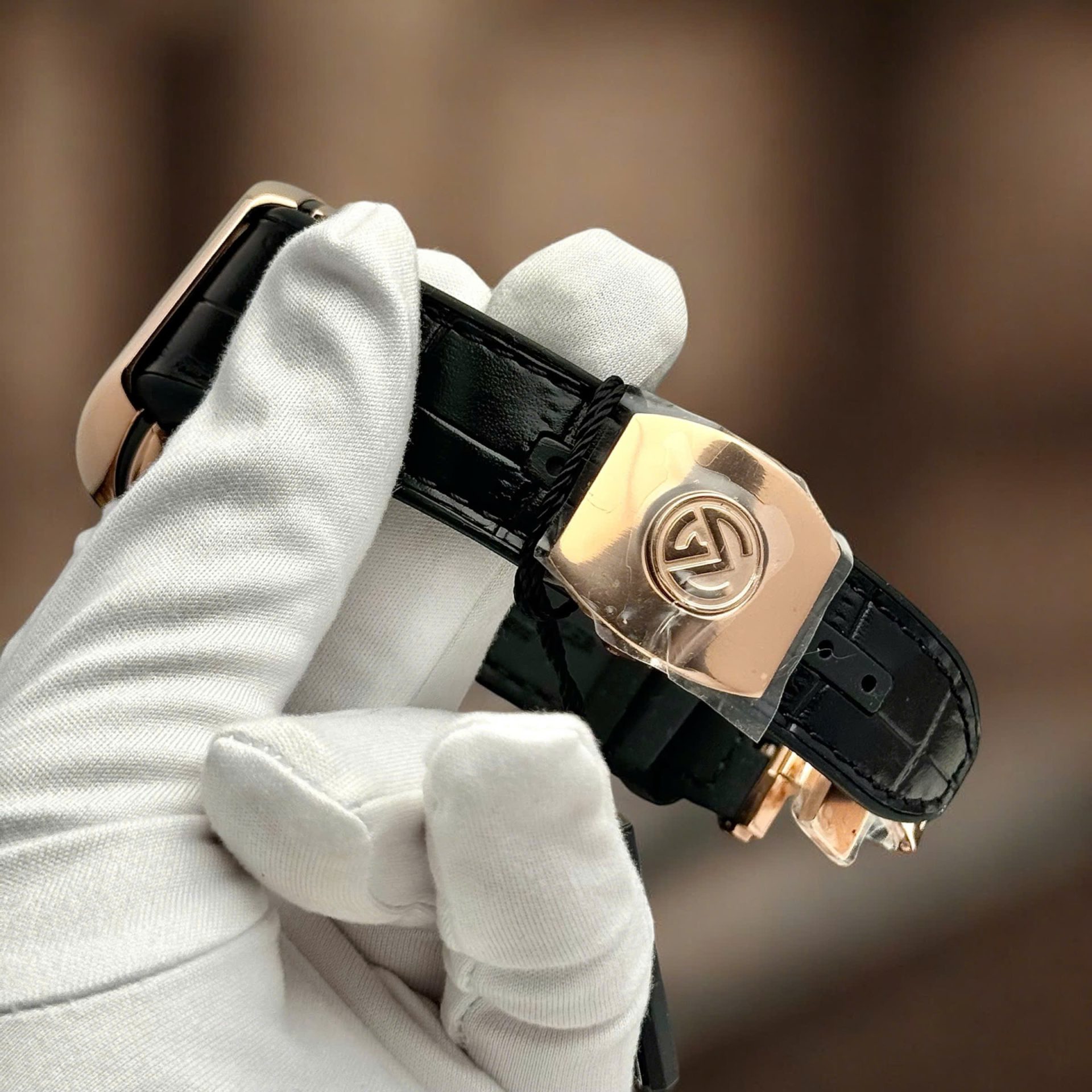 Franck Muller Luxury Replica Watches Vanguard V45 Rose Gold Men s ABF Factory 45mm - Top club