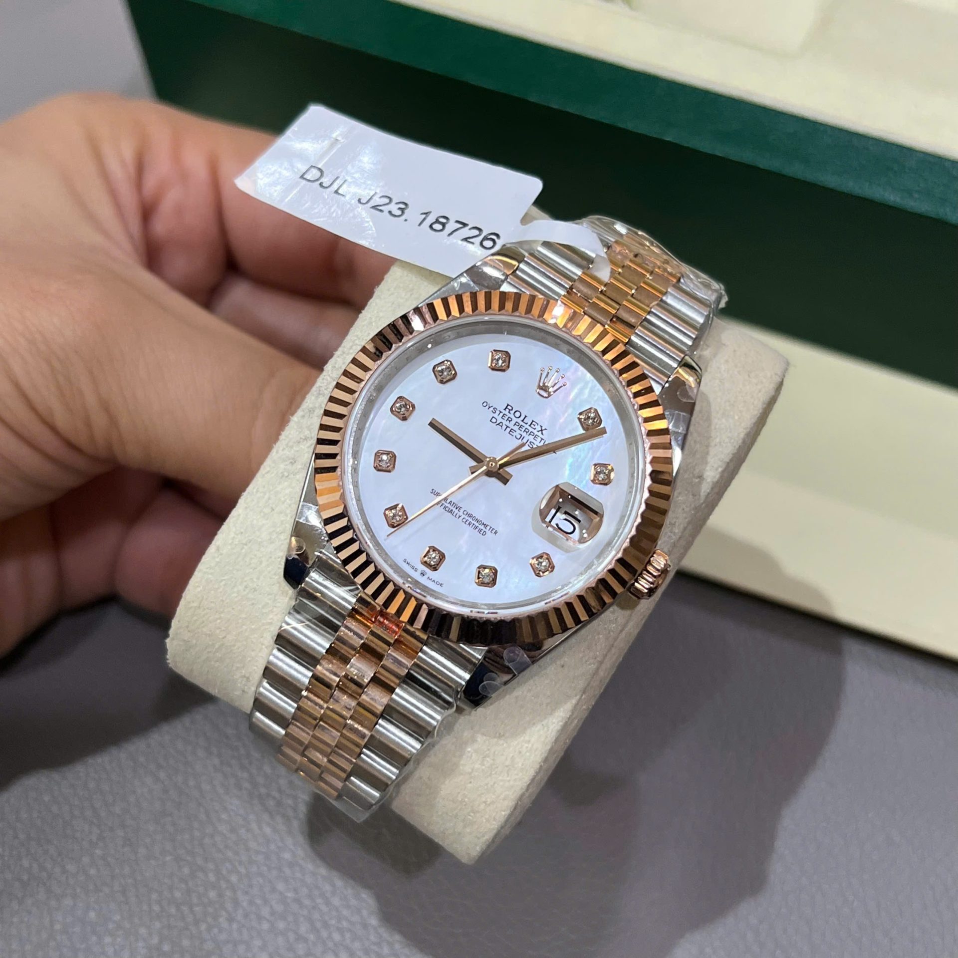 Rolex DateJust Dial Mother Of Pearl Custom Gold Wrapped GM Factory 41mm - Top club
