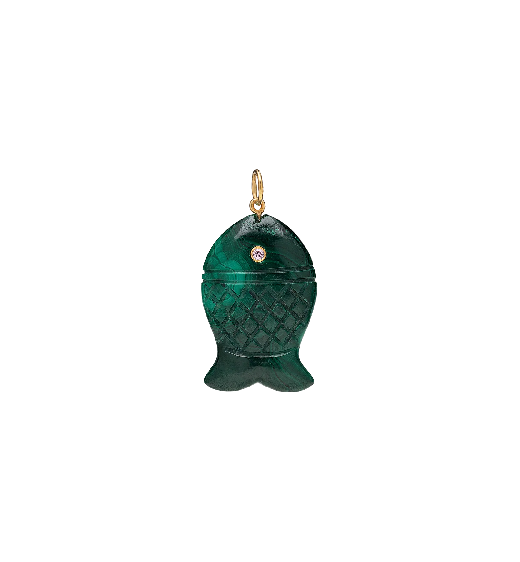 Malachite Stream Charm