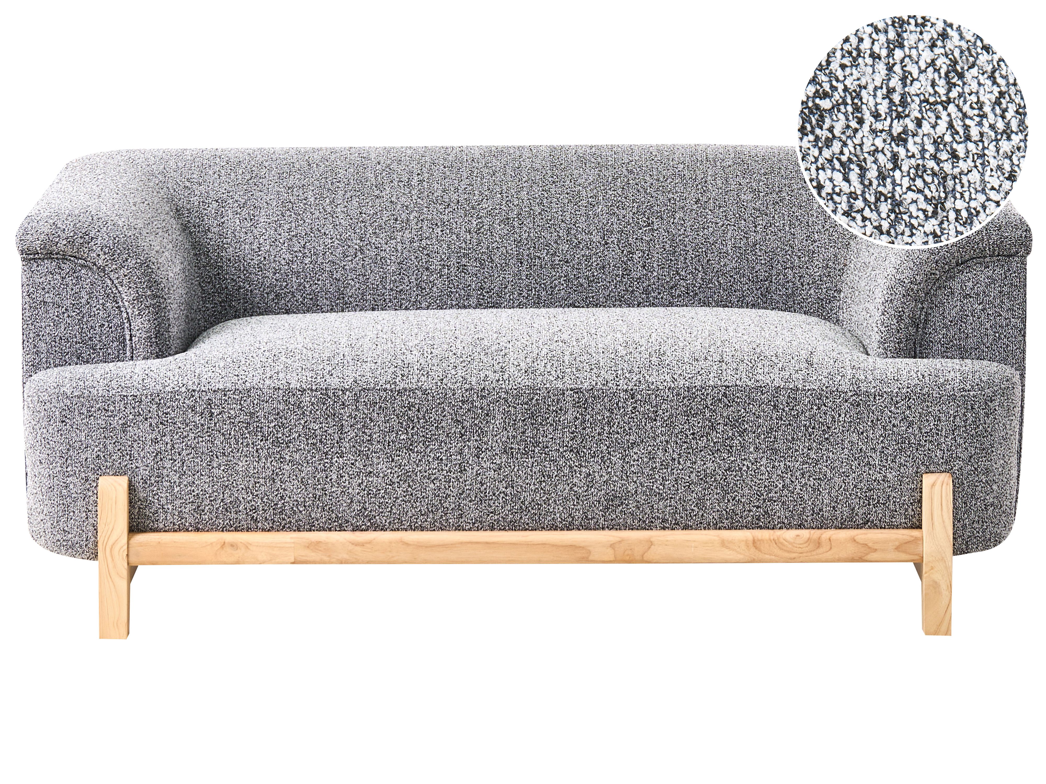 Sofa 2 Seater ALNOR Fabric Dark Grey