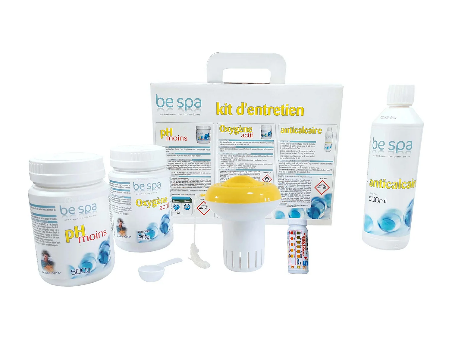 WATERCLIP Kit d'entretien complet spa gonflable oxygène actif