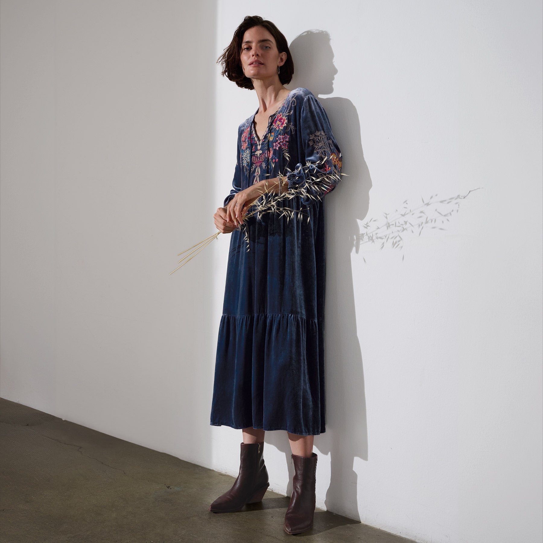 Taline Velvet Dress, Petites - Sundance Clothing