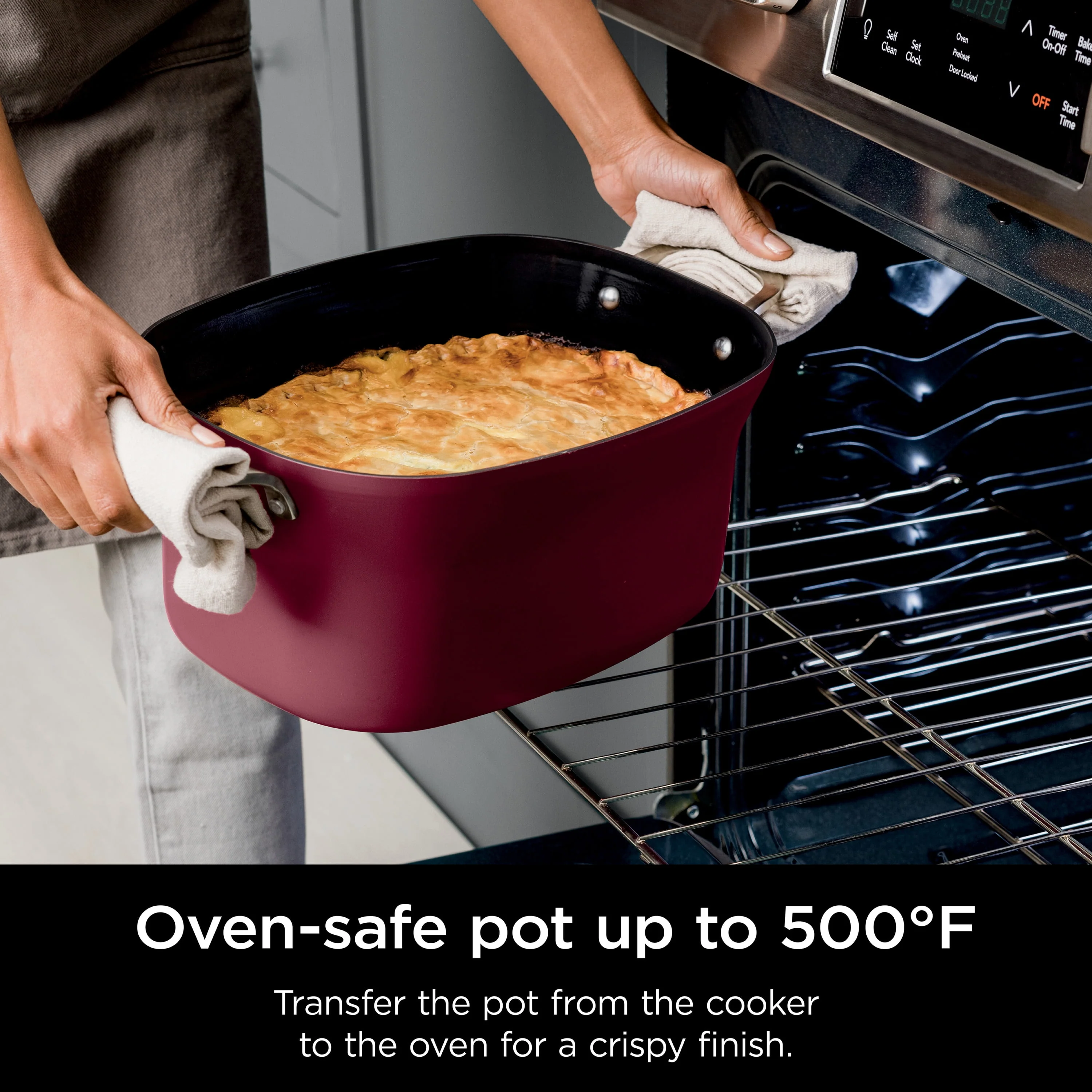 Ninja Foodi Possible Cooker 8.5qt Multi-Cooker, Cherry Tarte, MC1000WM - Image 8