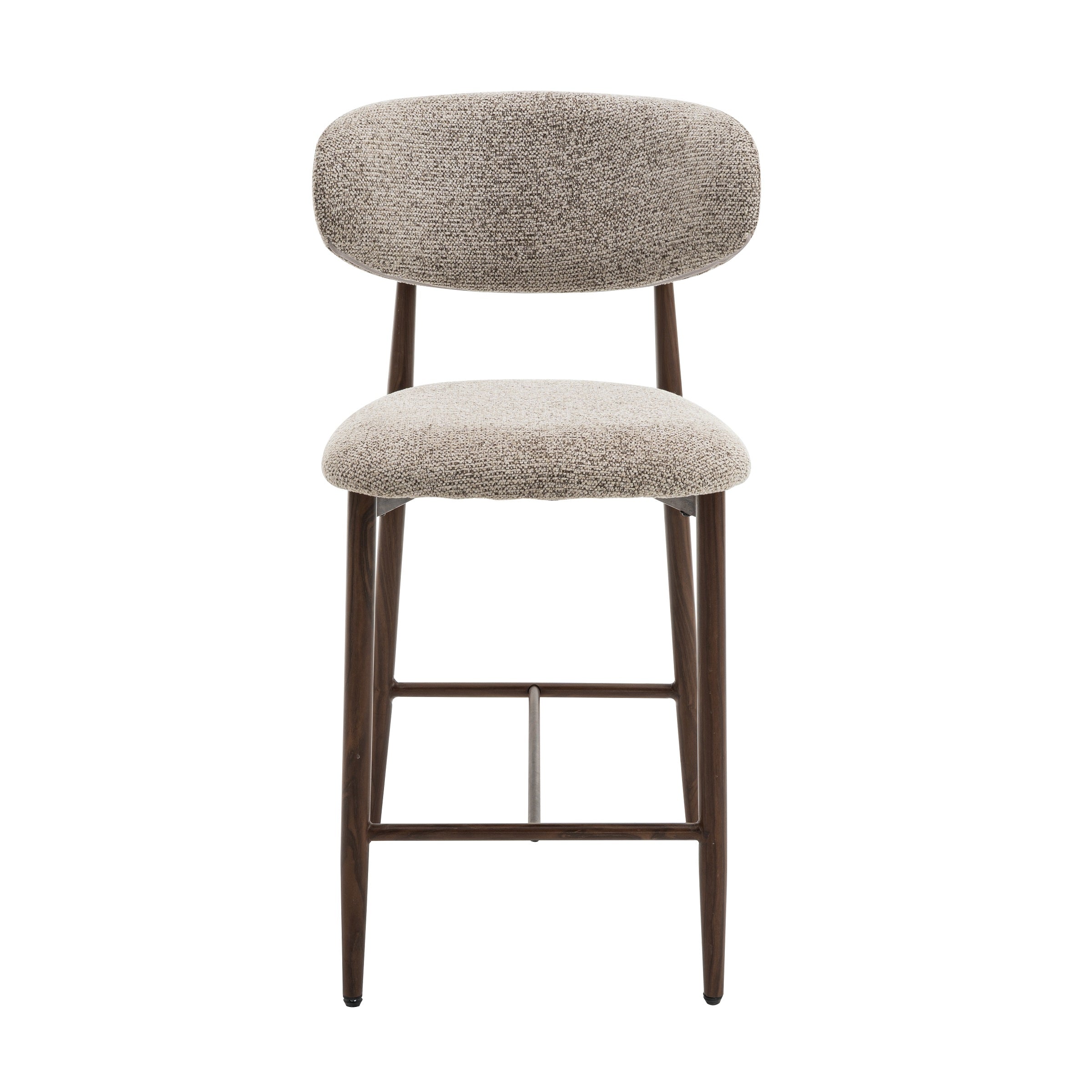 Furnihaus - Barkrukken set van 2 - Celia - Bruin Walnoot