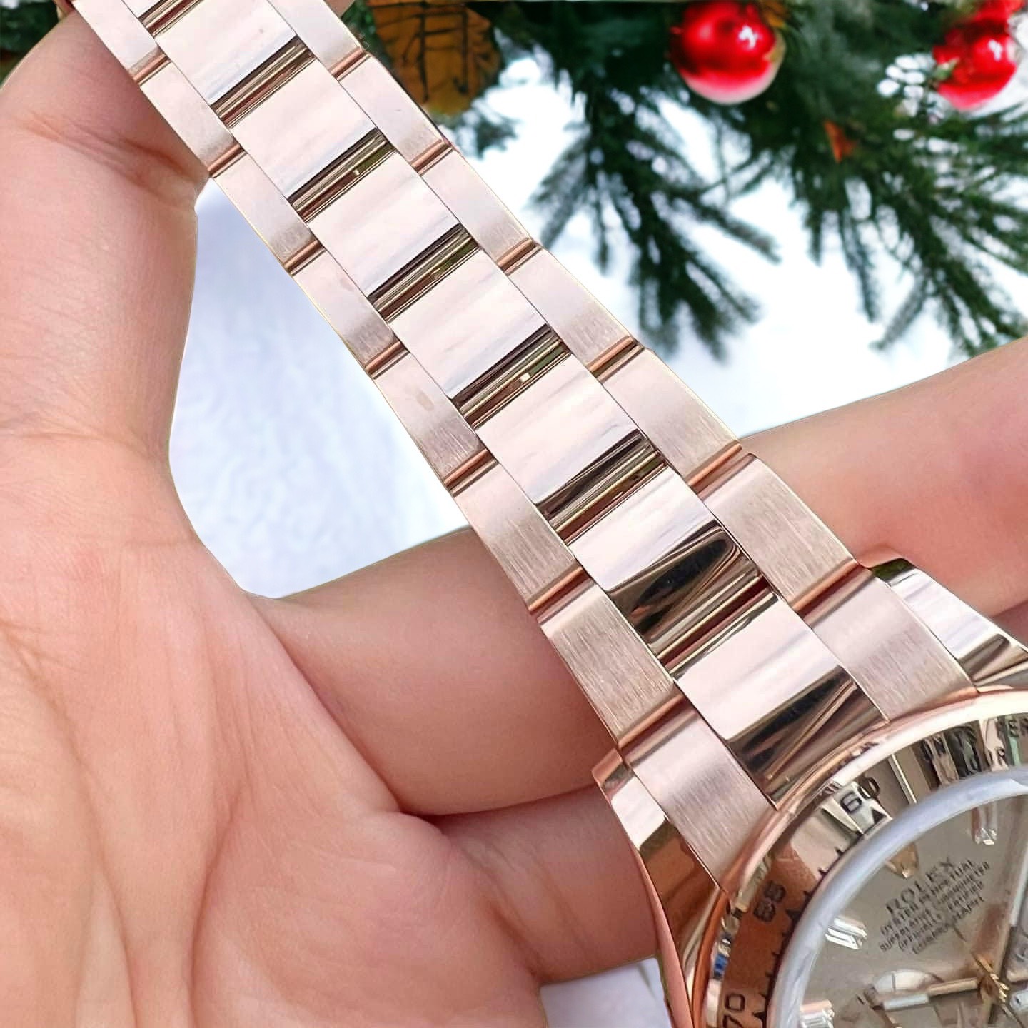 Rolex Daytona 18K Solid Rose Gold Replica Watch 40mm - Elite Watch Atelier