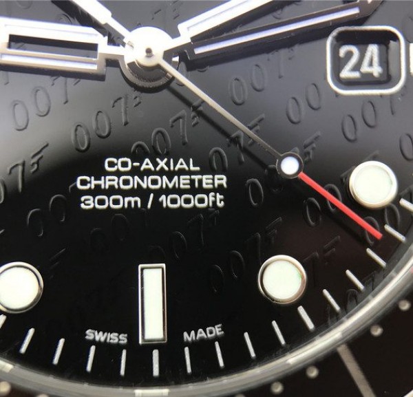 Replica Omega Seamaster 300M Chronometer SS  007  Limited Edition SS Bracelet A2824 - Top club
