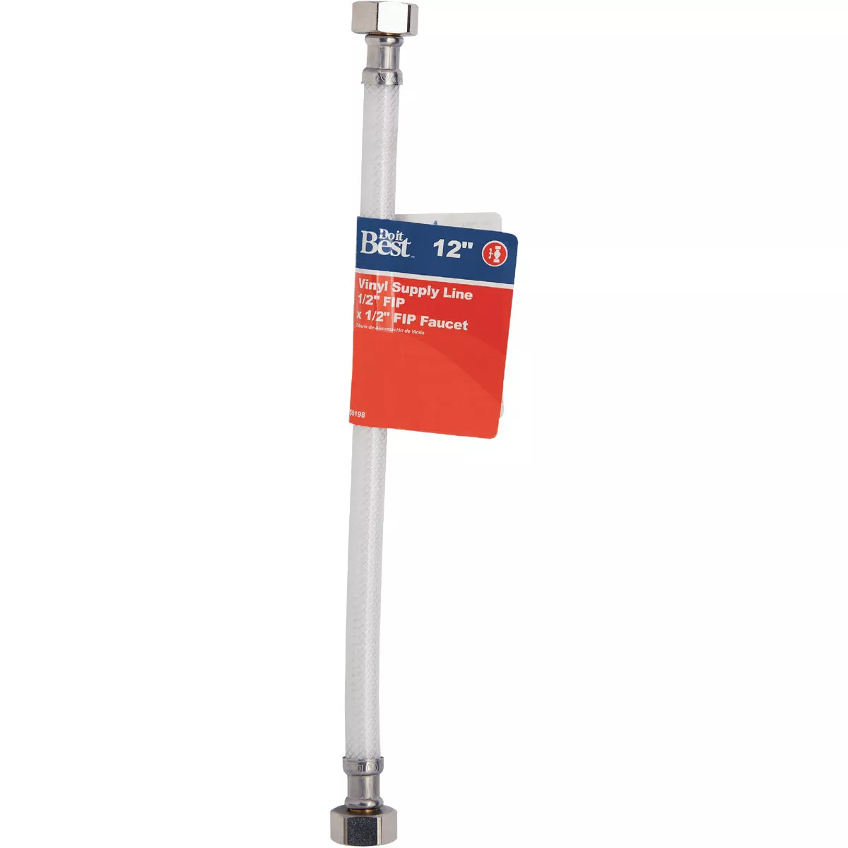 Do it Best 1/2 In. F X 1/2 In. F X 12 In. L Vinyl Faucet Connector