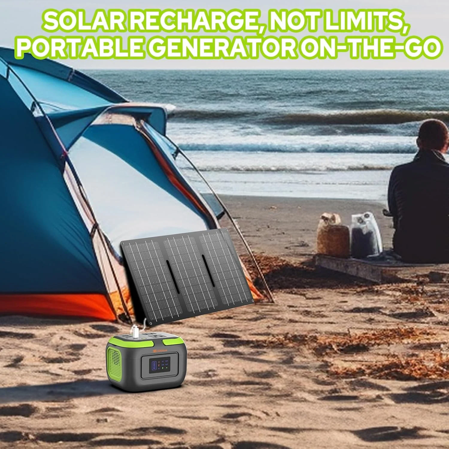 ZeroKor 300W Portable Power Station Bundle With 60W Solar Panel And 120W Power Bank - Image 9 ZeroKor 300W Portable Power Station Bundle With 60W Solar Panel And 120W Power Bank - Image 9
