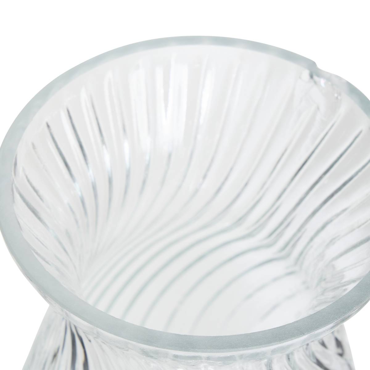 Vase "Melty" Transparent, H.20.5 cm