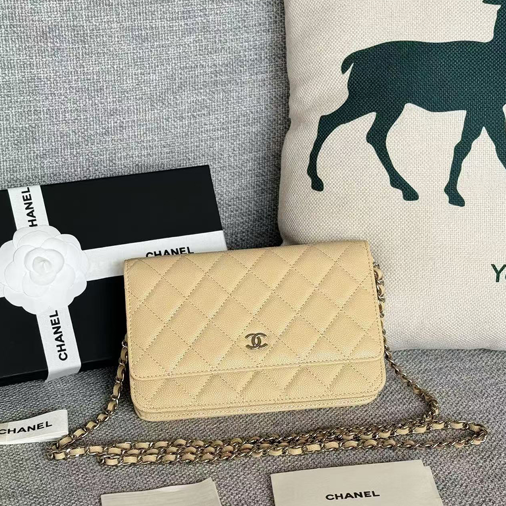 Chanel  WOC Quilted Caviar1:1High-quality replica