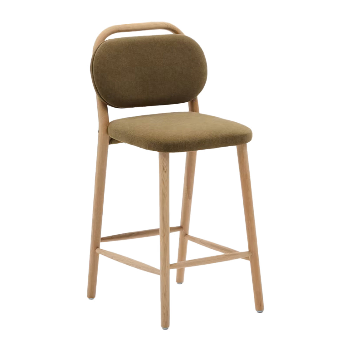 Kave Home Helda Barkruk - Groen