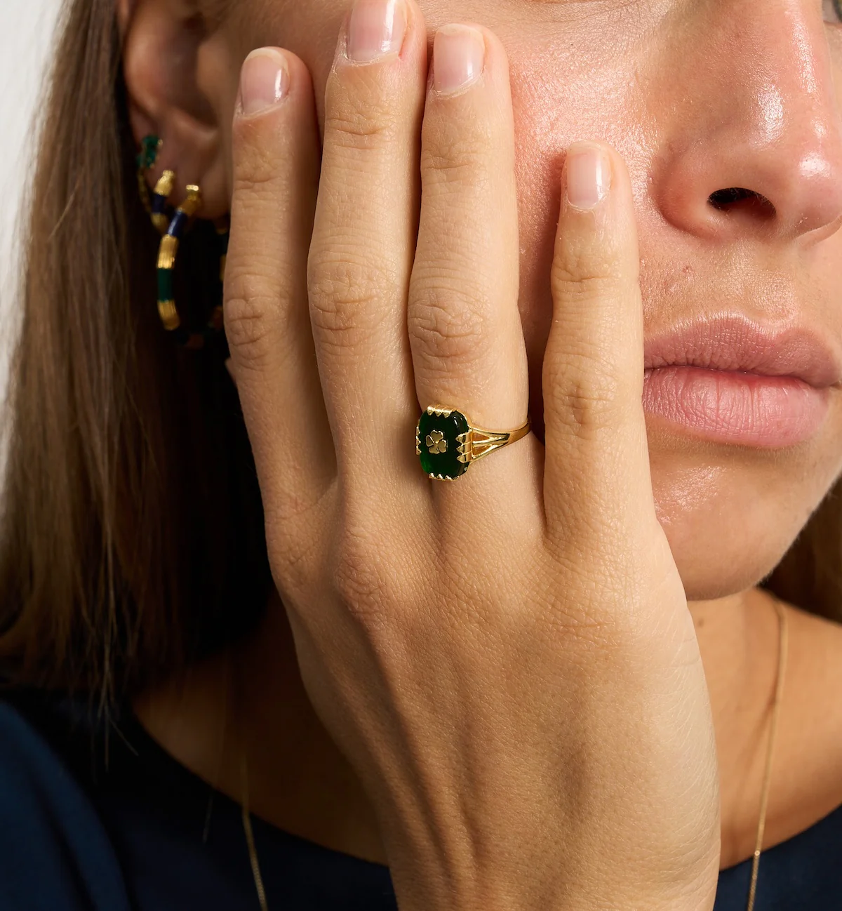 Lucky Shamrock Ring