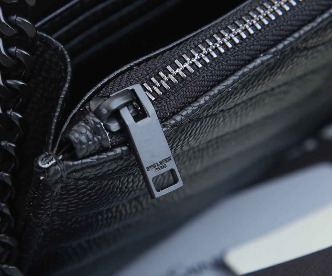 Replica Ysl Envelope Chain Wallet In Grain De Poudre Embossed Leather 18881:1High-quality replica