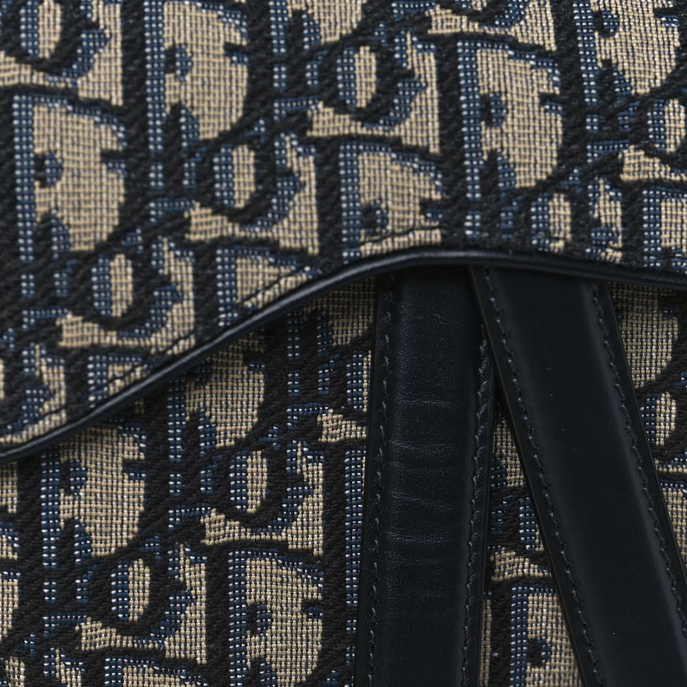 Flawless Replica Dior Saddle Bag – Mirror Quality in Blue Oblique1:1High-quality replica