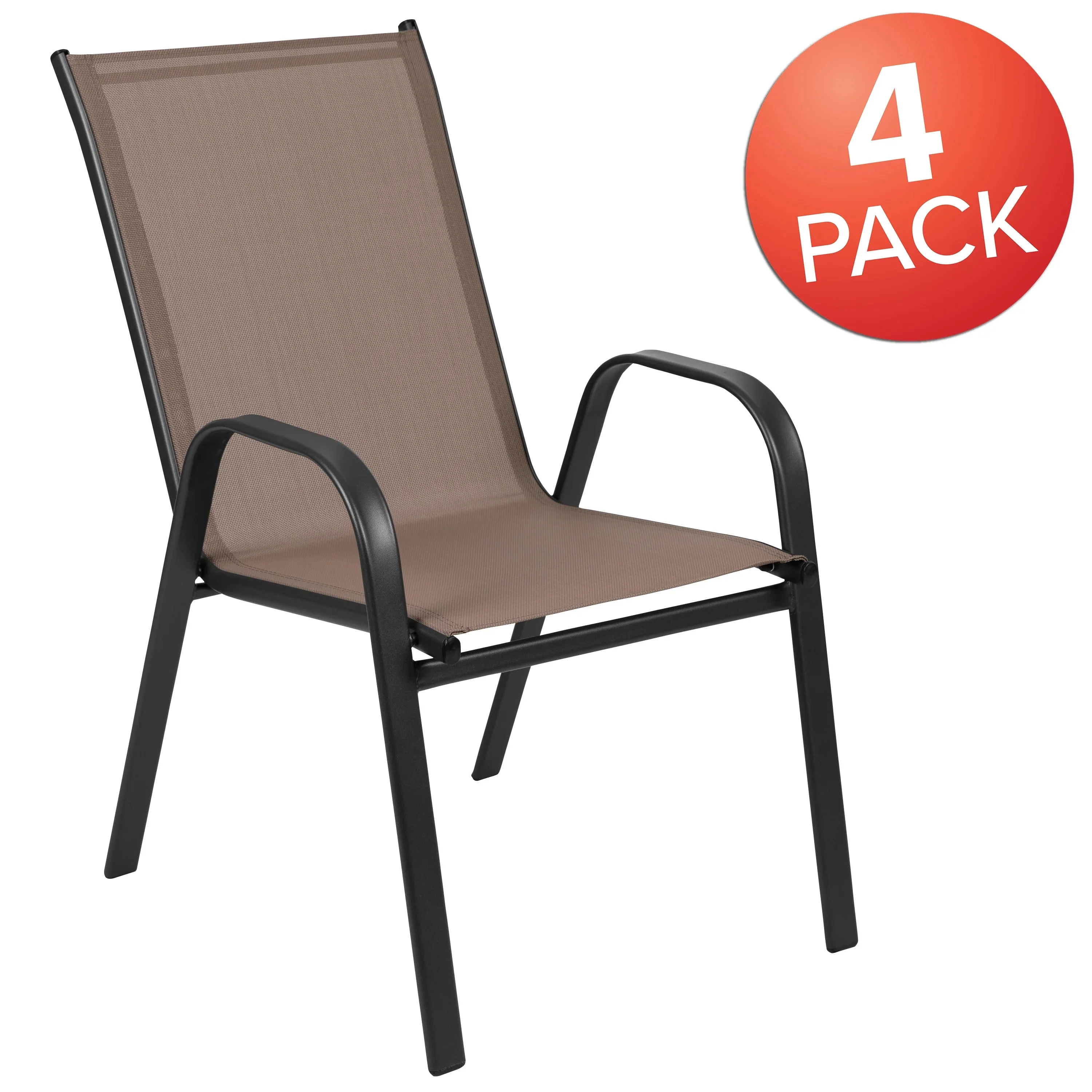 Emma + Oliver Outdoor Stack Chairs, Gray, 4 Pack, 21.25in W x 29in D x 36in H - Image 20 Emma + Oliver Outdoor Stack Chairs, Gray, 4 Pack, 21.25in W x 29in D x 36in H - Image 20