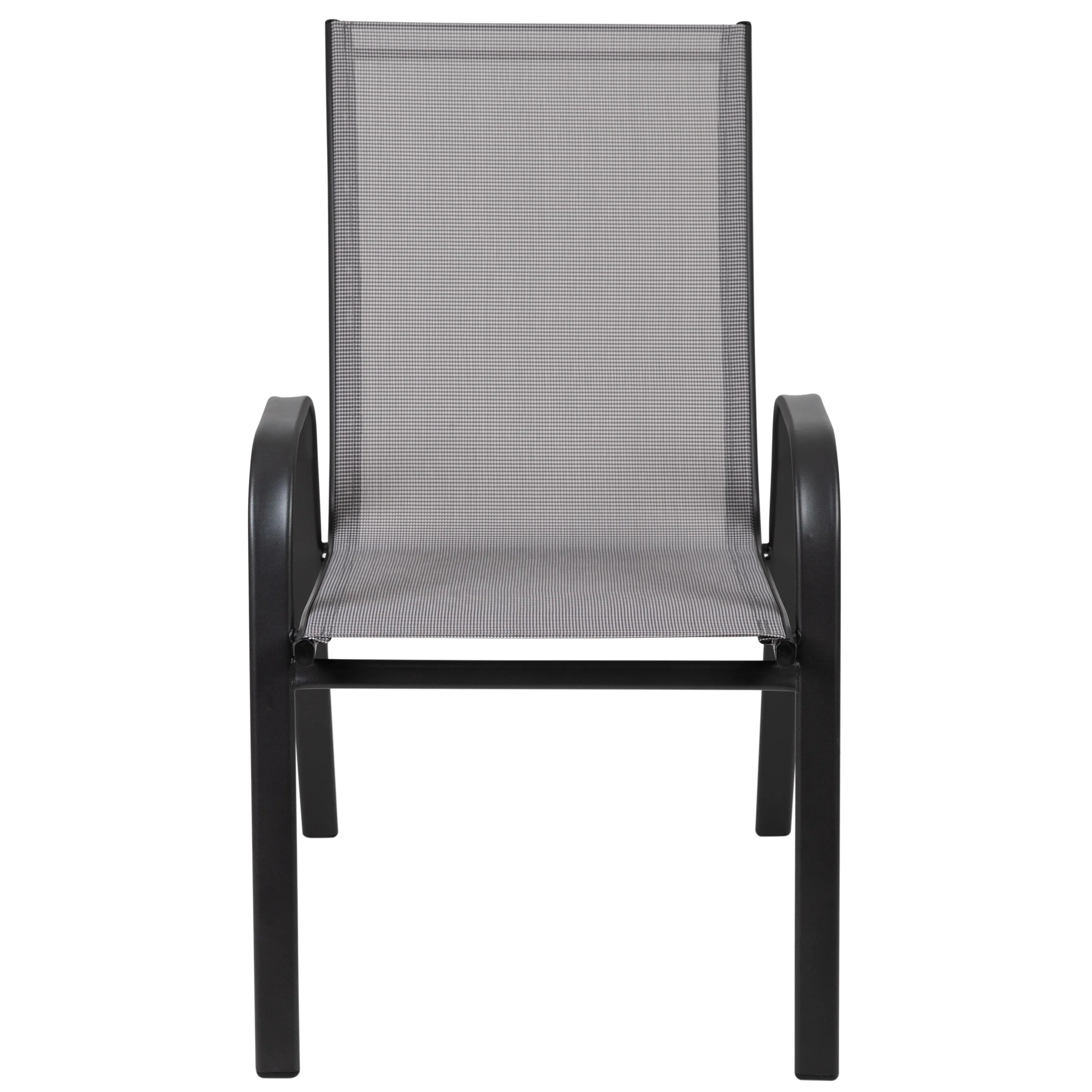 Emma + Oliver Outdoor Stack Chairs, Gray, 4 Pack, 21.25in W x 29in D x 36in H - Image 9 Emma + Oliver Outdoor Stack Chairs, Gray, 4 Pack, 21.25in W x 29in D x 36in H - Image 9