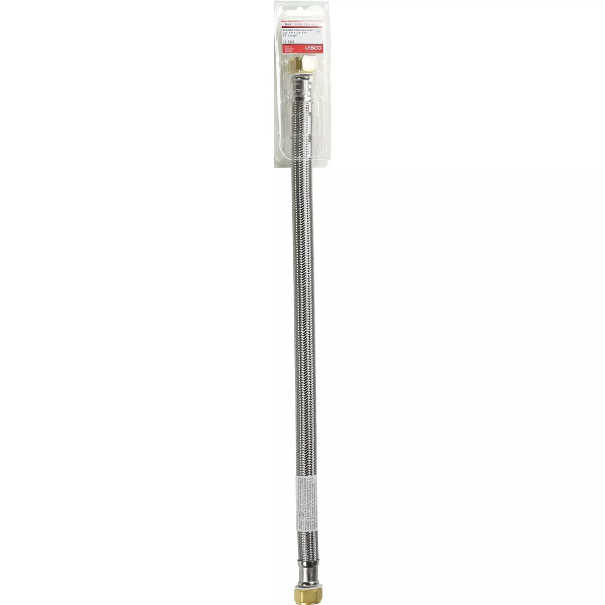 Lasco 3/4 In. FIP X 3/4 In. FIP X 24 In. L Water Heater Connector