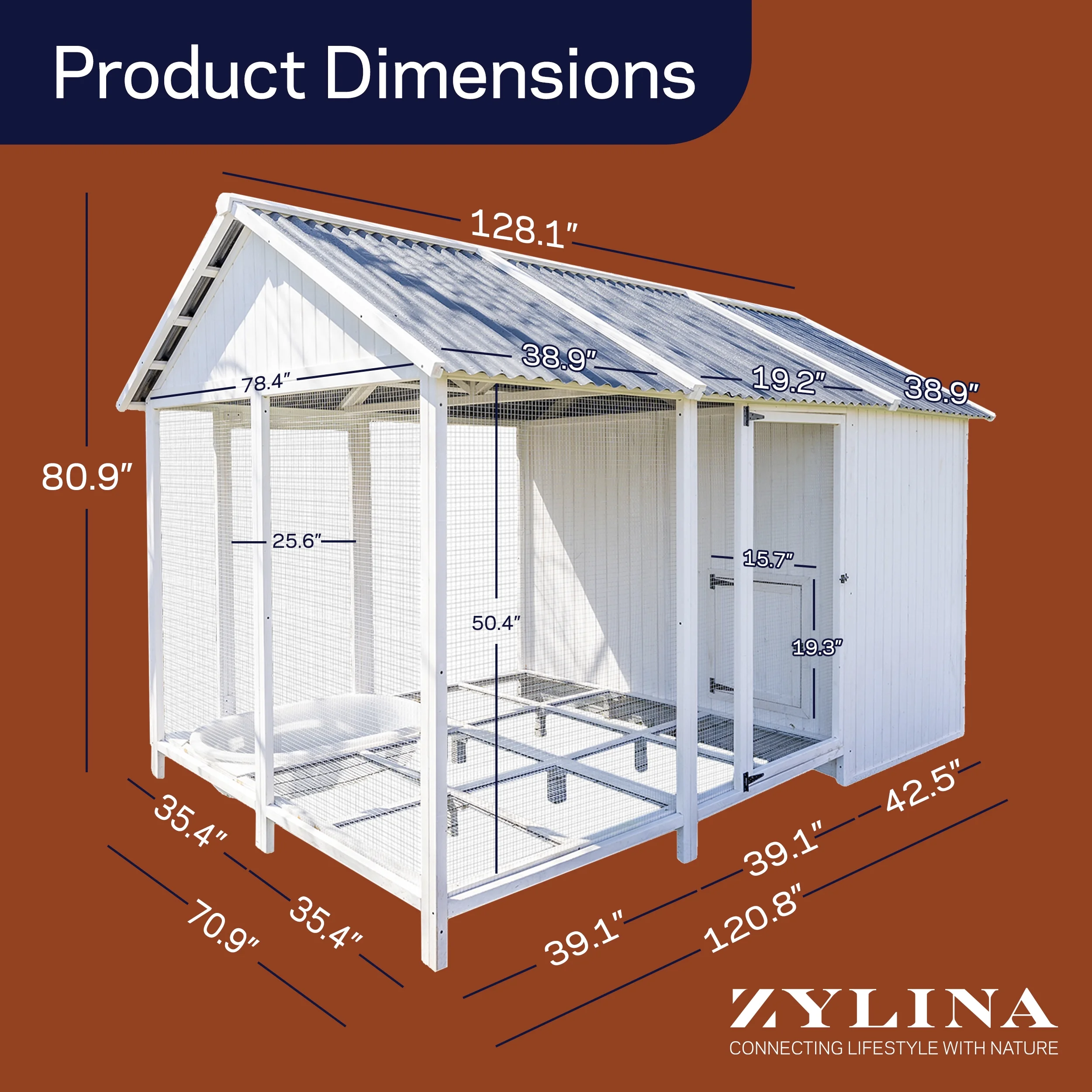 Zylina Modern Duck Barn - Duck Coop - Image 3