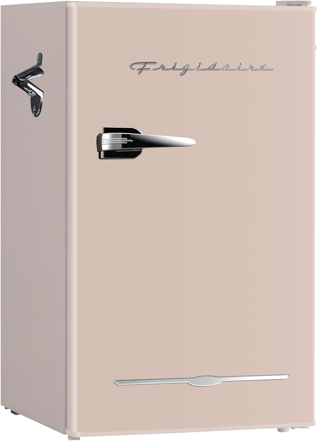 Frigidaire Retro Compact Fridge with Chiller, 3.2 cu ft Countertop Fridge with Built-In Bottle Opener, Compact Refrigerator for Office, Bedroom, Dorm Room or Cabin - 16.5