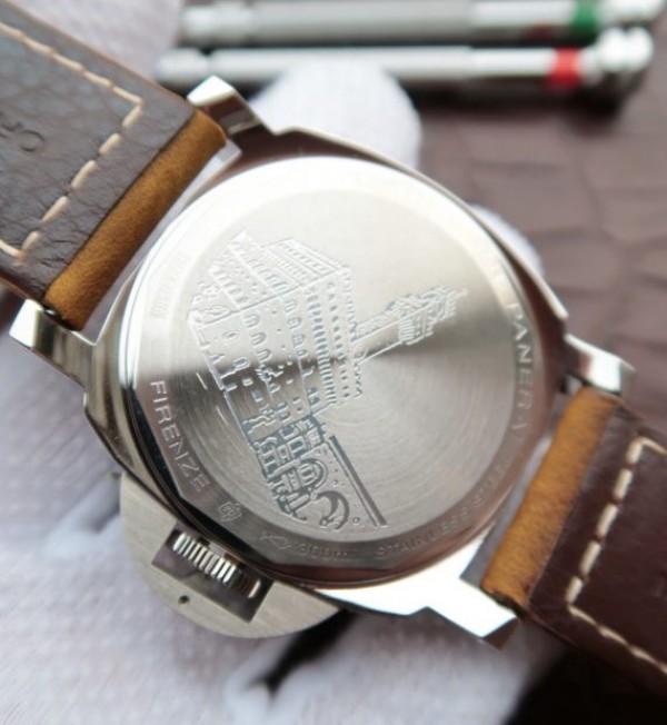 Replica Panerai XF PAM411 Firenze Brown Asso Strap A6497 - Top club