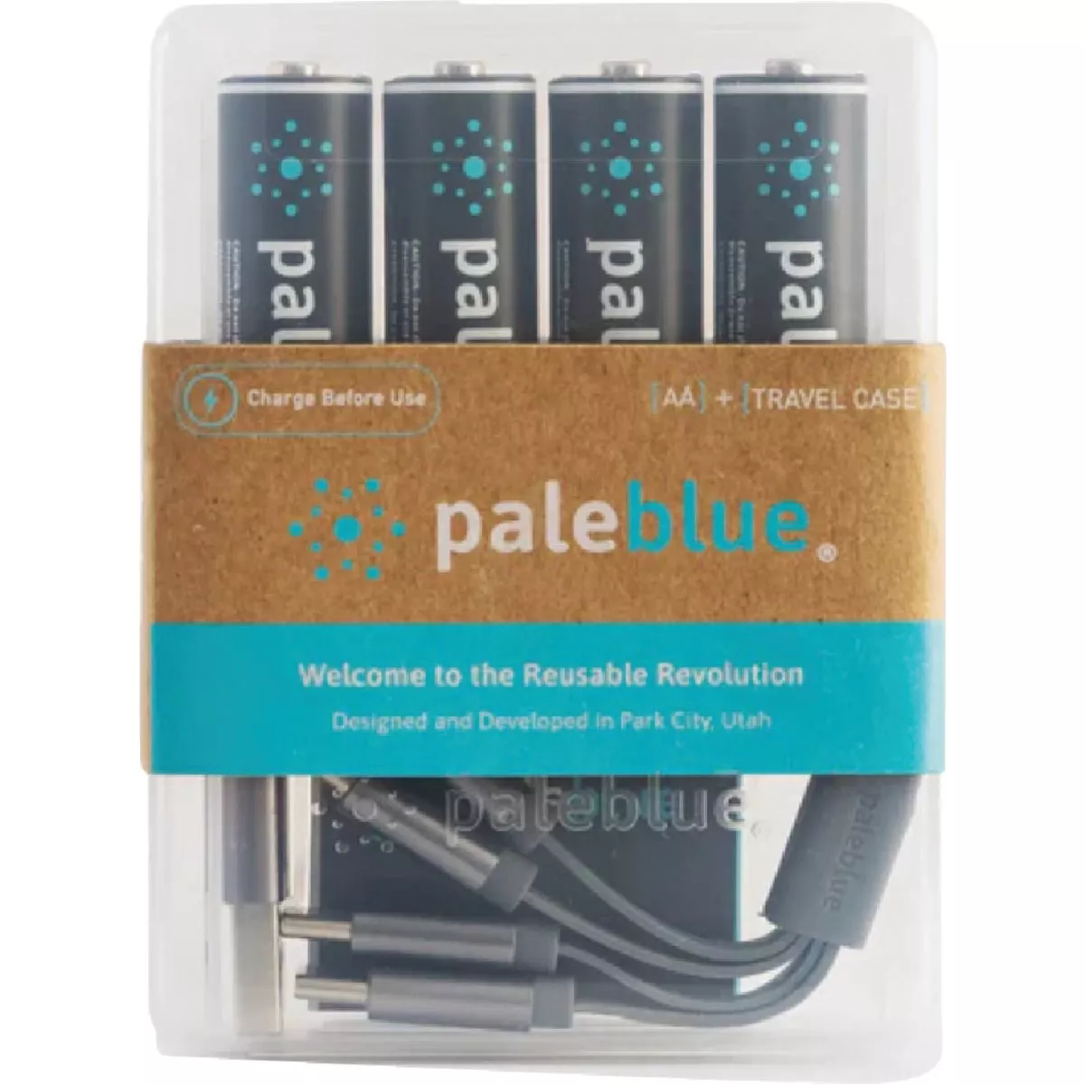 Paleblue AA Lithium-Ion Rechargeable Battery (4-Pack)