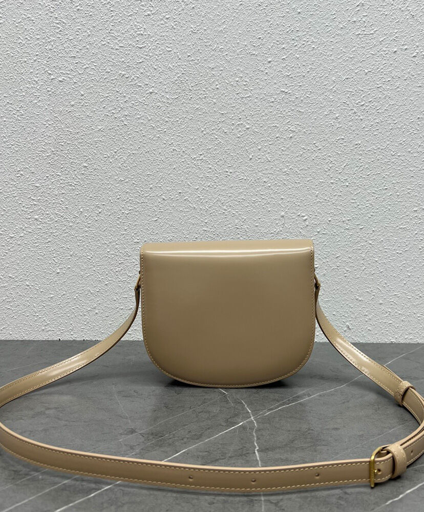 Celine Teen Besace Triomphe In Shiny Calfskin Apricot1:1High-quality replica