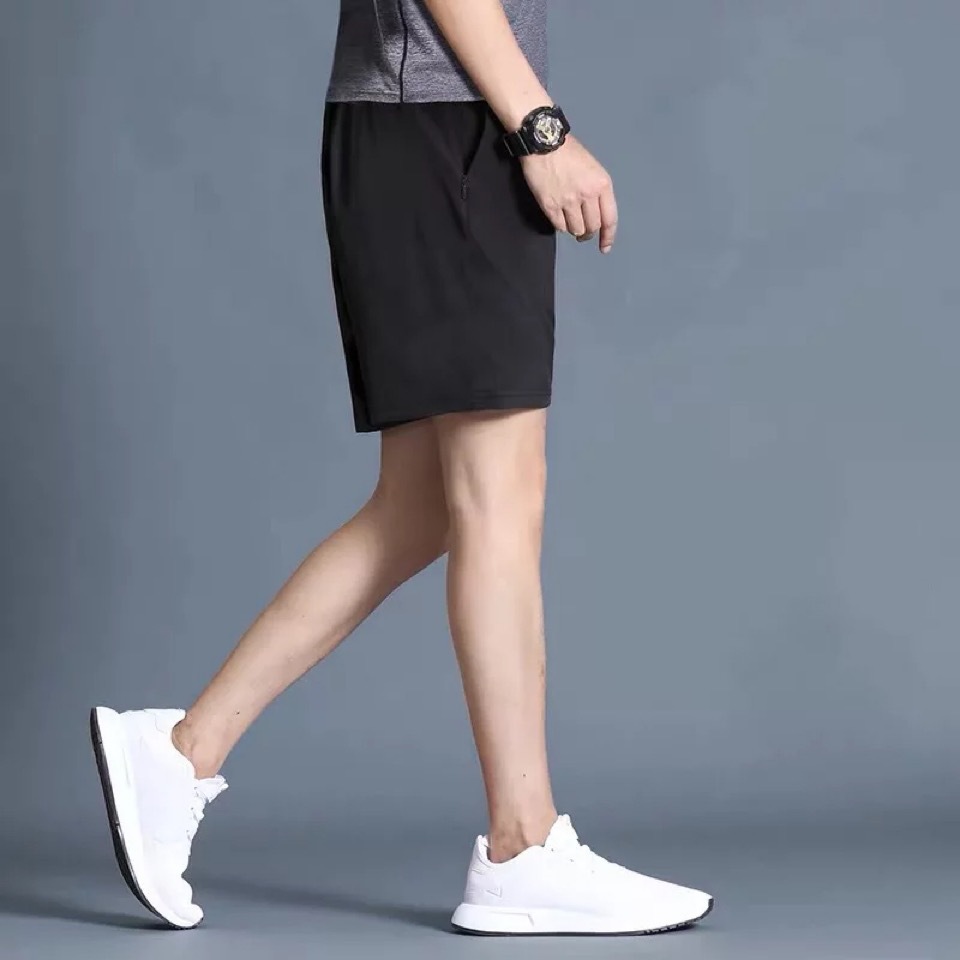 Men's Sports Shorts for Summer Outdoor Fitness, Quick-Dry Mid-Length Shorts, Running Casual Shorts, Cross-Border E-commerce