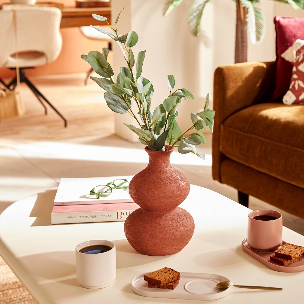 Set of 2 cups "Casa Sienna" 240 ml, Stoneware (ceramic)