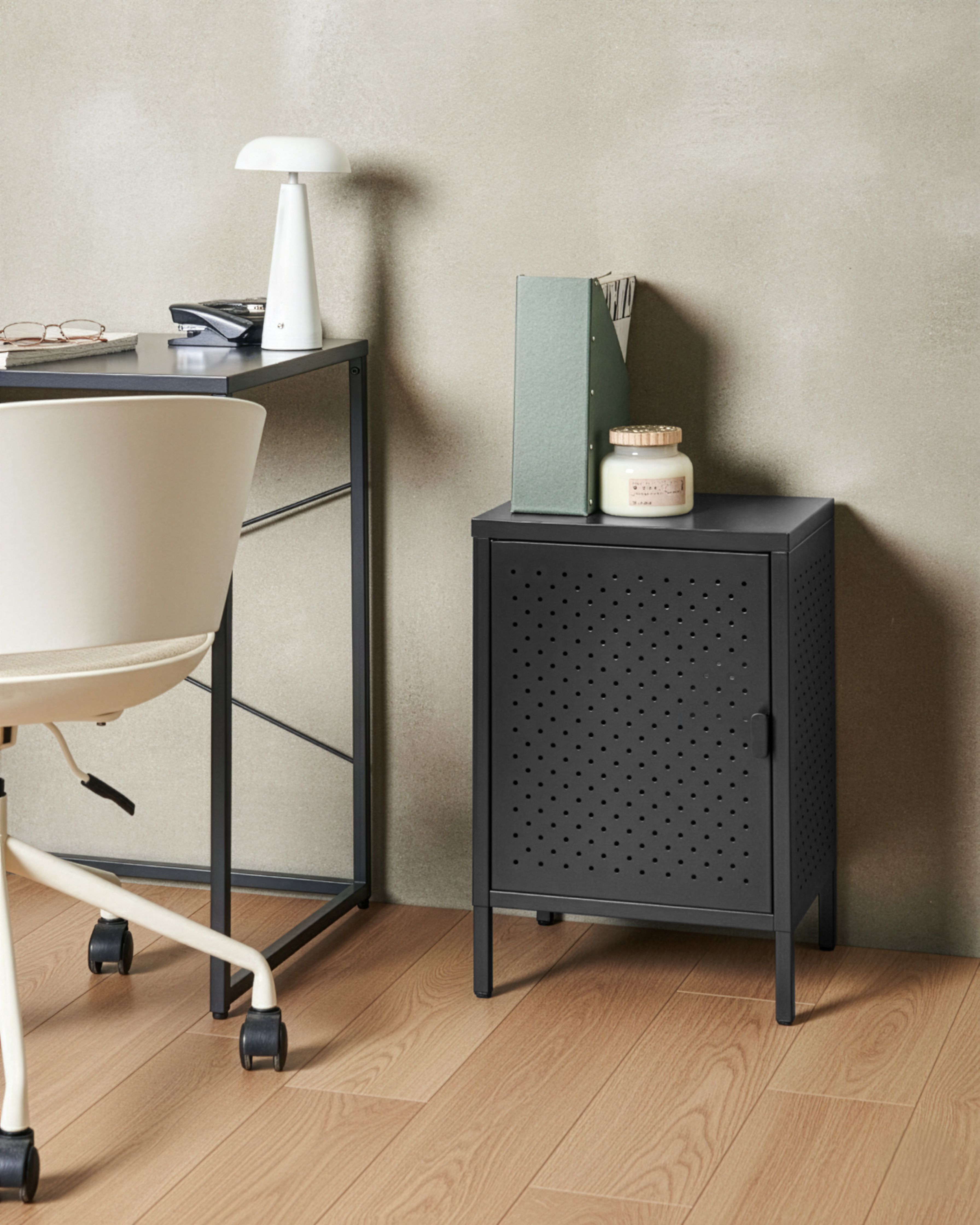 Storage Unit MATAUR Metal Black