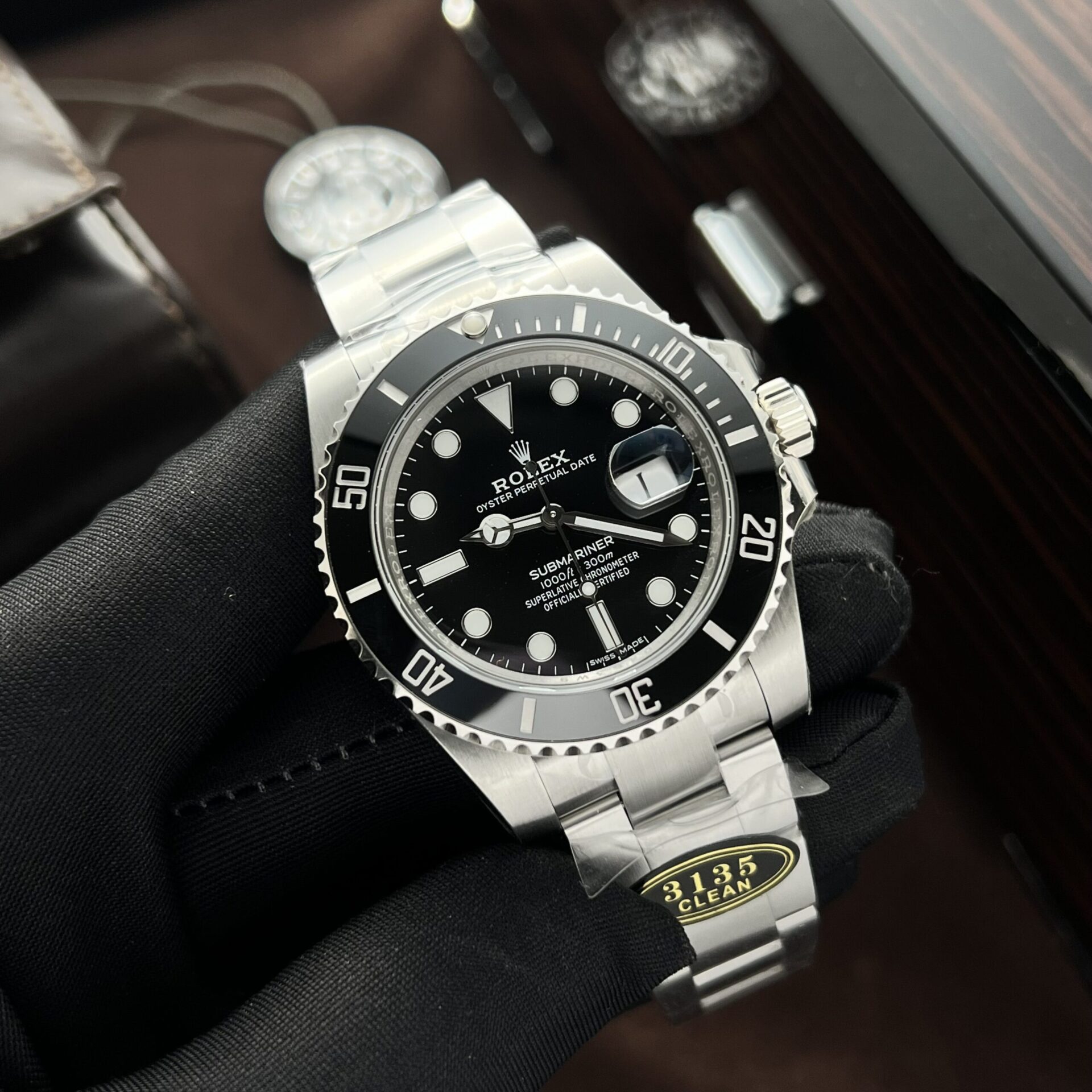 Rolex Replica Watch Submariner 116610LN Black Dial Clean Factory 40mm - Elite Watch Atelier