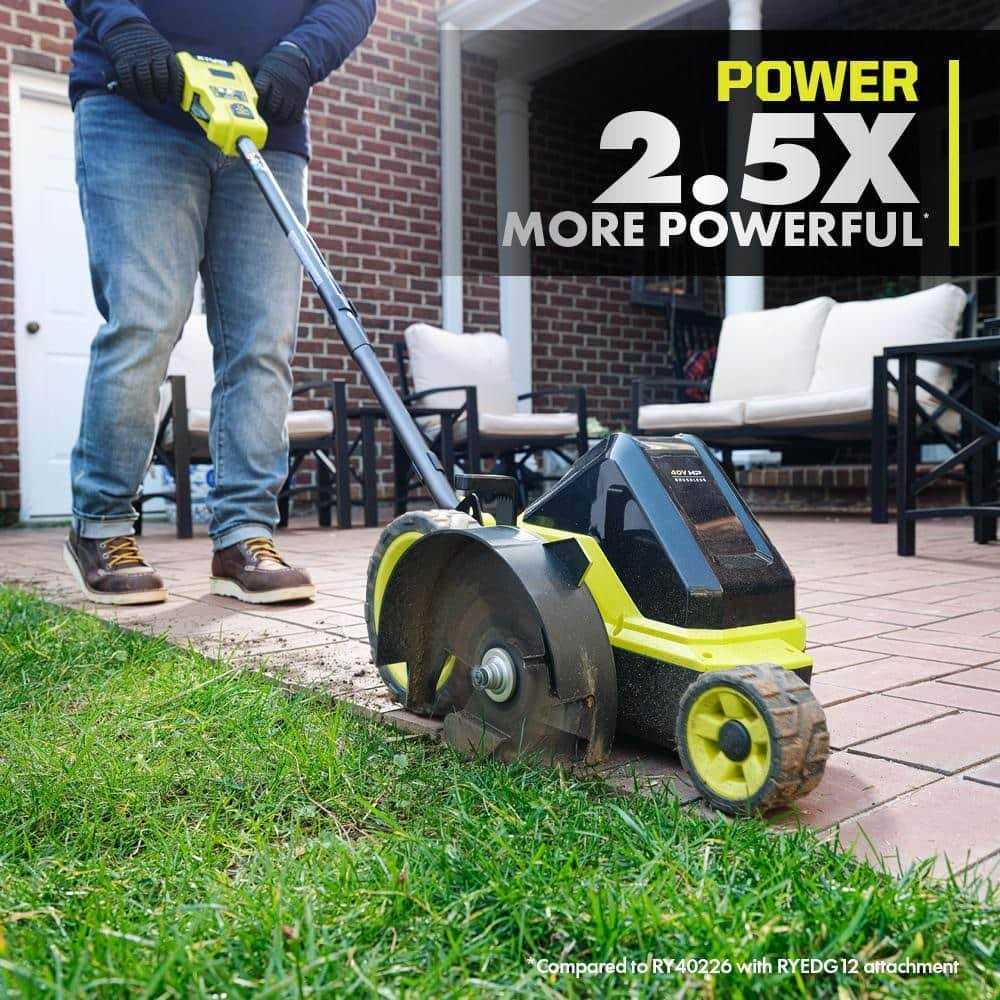 RYOBI 40V HP Brushless 9 in Cordless Edger - Image 2 RYOBI 40V HP Brushless 9 in Cordless Edger - Image 2