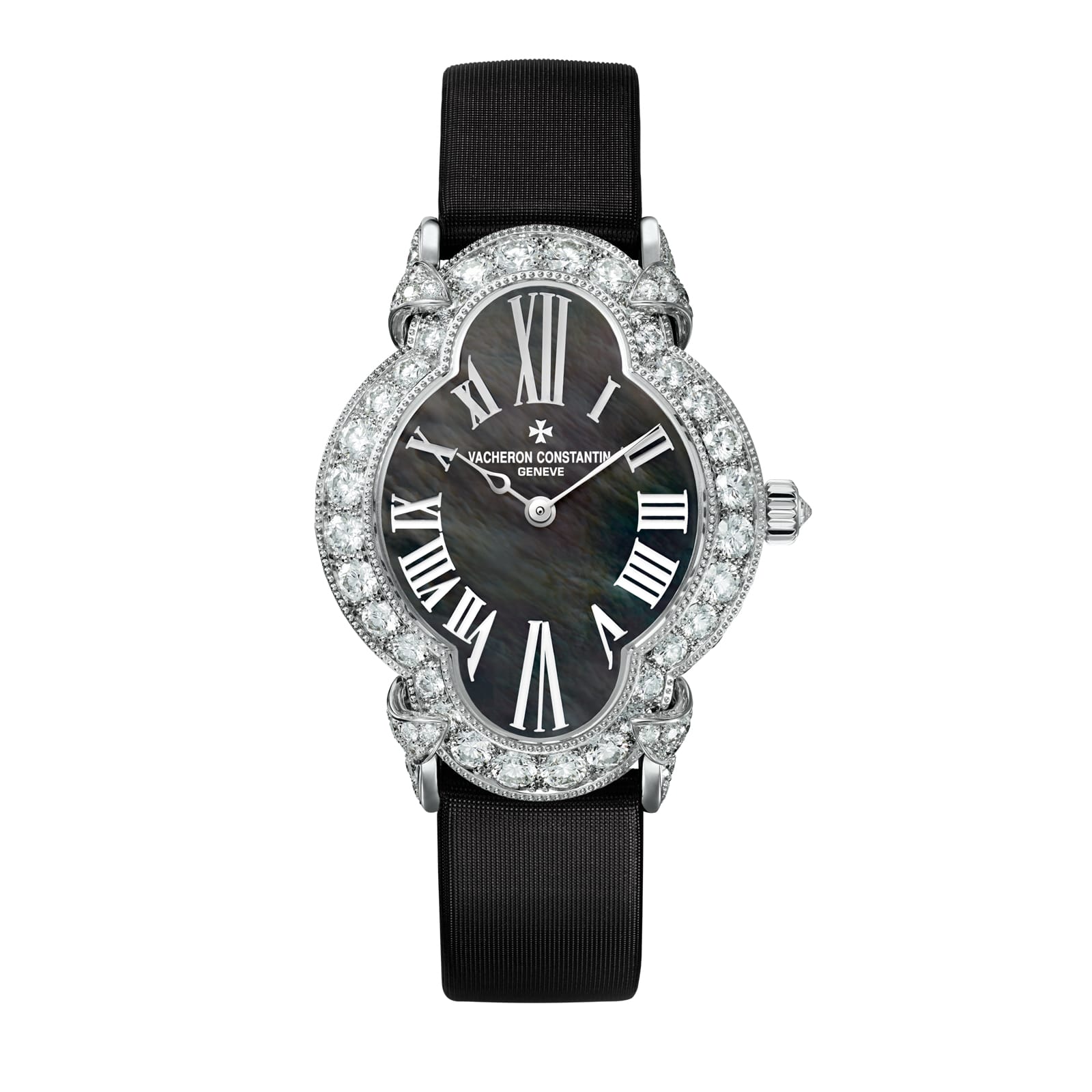 Replica Watches Fake Vacheron Constantin Heures Creatives Heure Romantique 36.2 X 26.5 MM WHITE GOLD(1:1 replica) - Top club