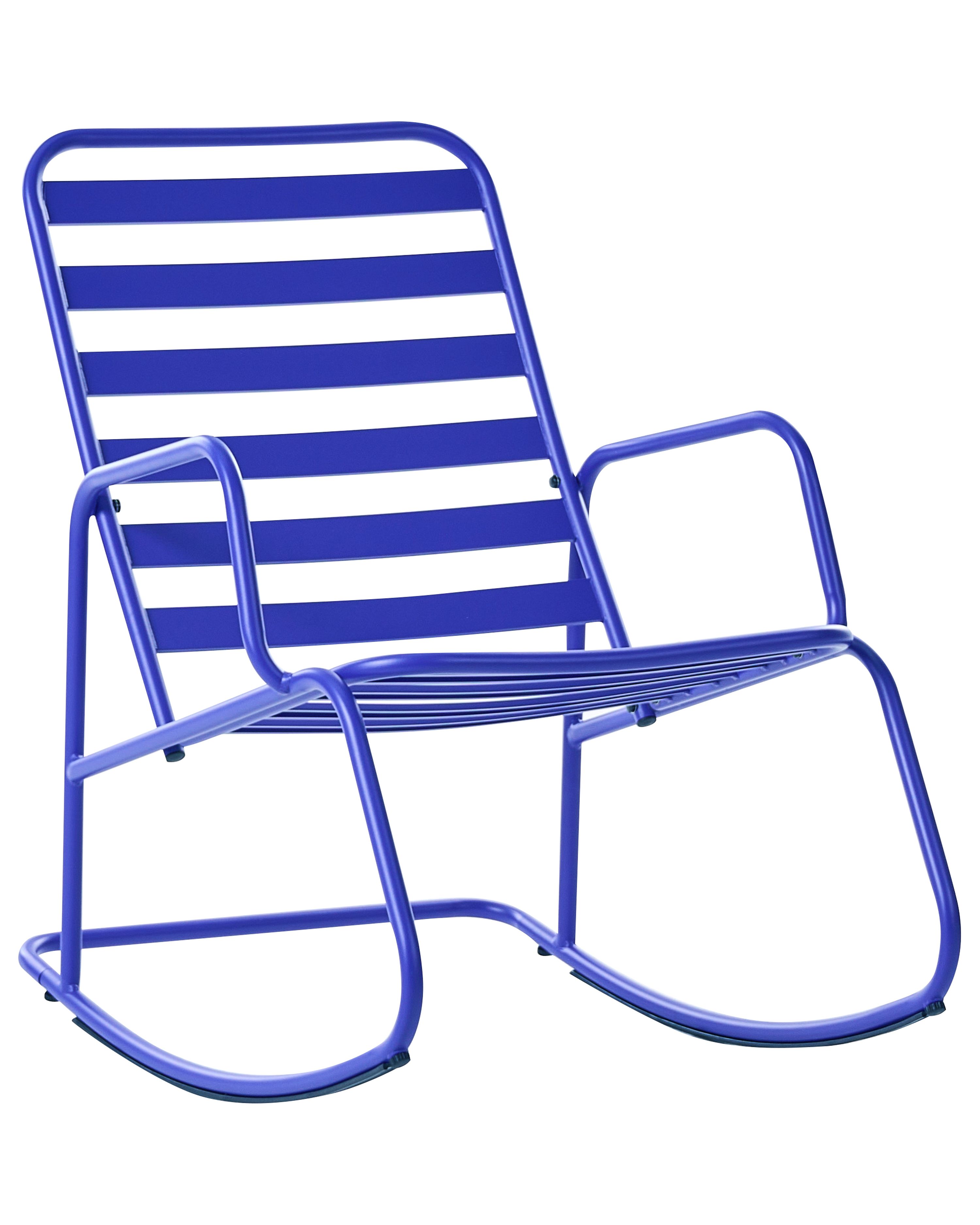 Garden Rocking Chair TURI Metal Blue