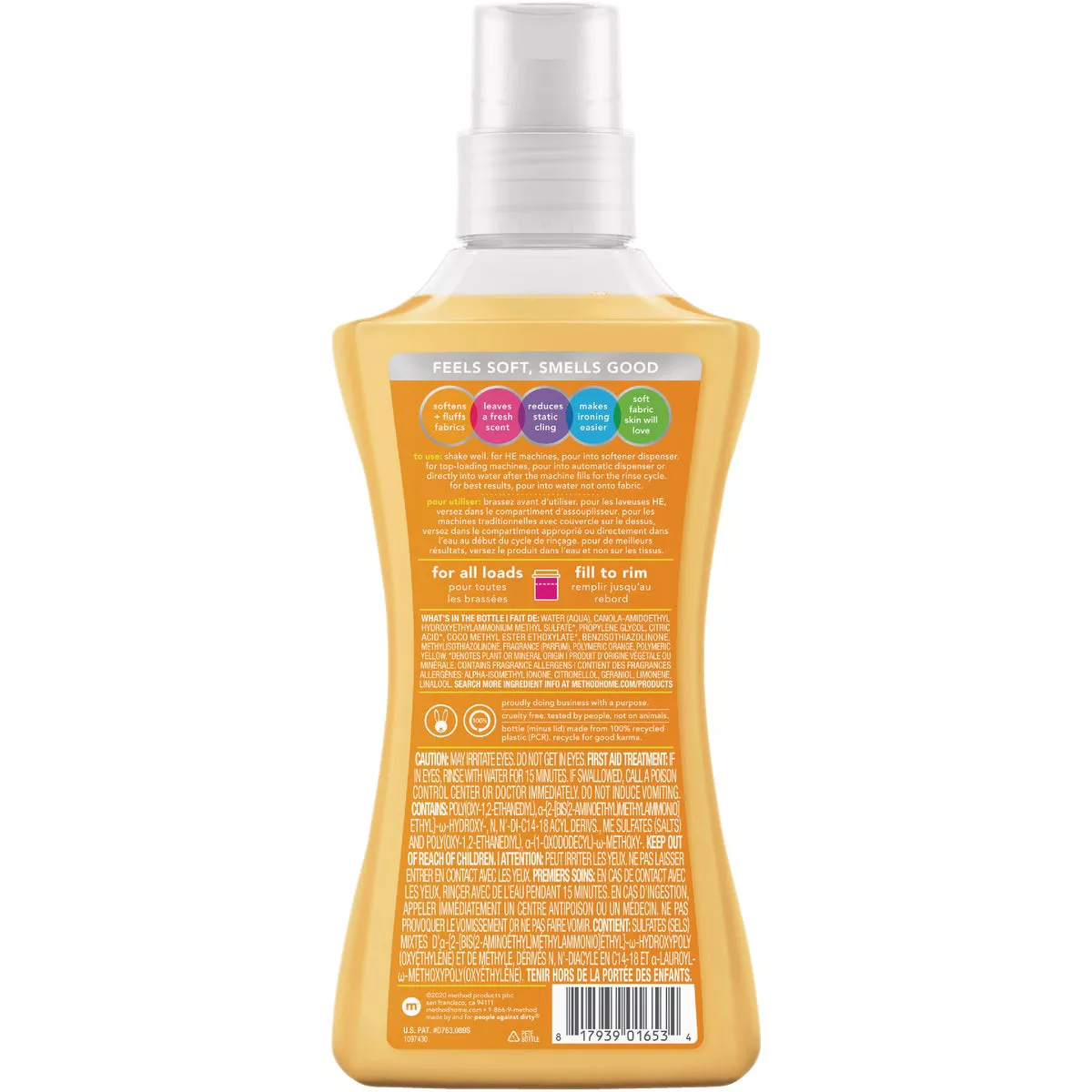 Method 53.5 Oz. Ginger Mango Liquid Fabric Softener