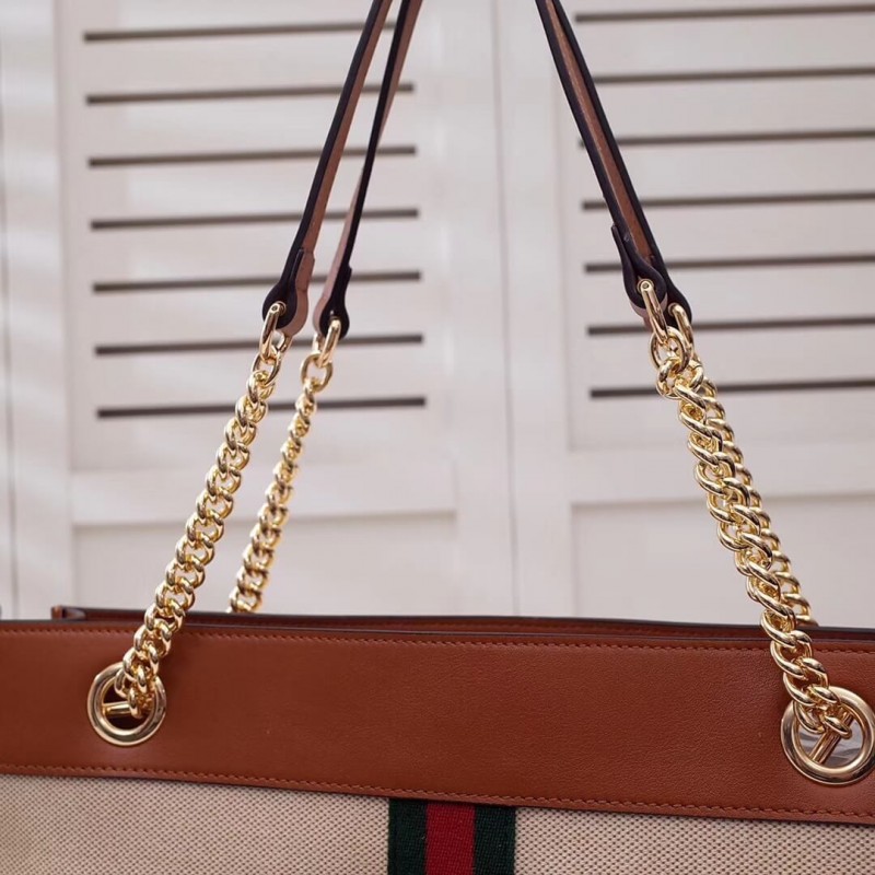 Replica Gucci Vintage Canvas Rajah Gg Tweed Large Tote 5372191:1High-quality replica