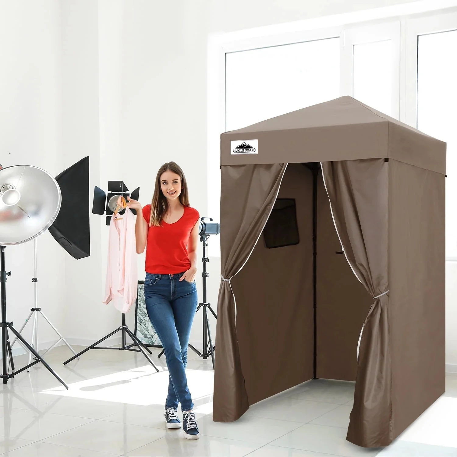 EAGLE PEAK Ultra Compact 4 ft x 4 ft Pop-Up Changing Room Canopy - Flex - Image 75 EAGLE PEAK Ultra Compact 4 ft x 4 ft Pop-Up Changing Room Canopy - Flex - Image 75