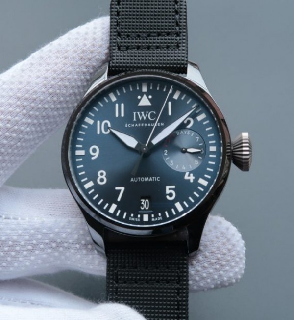 Replica IWC ZF Big Pilot IW502003 Real Ceramic Nylon Strap - Top club