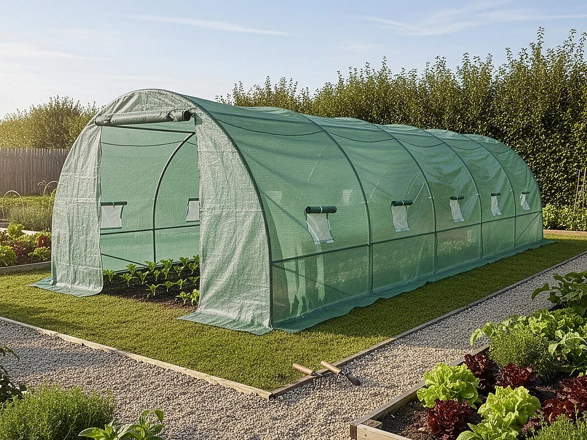 Bâche pour serre tunnel de jardin 