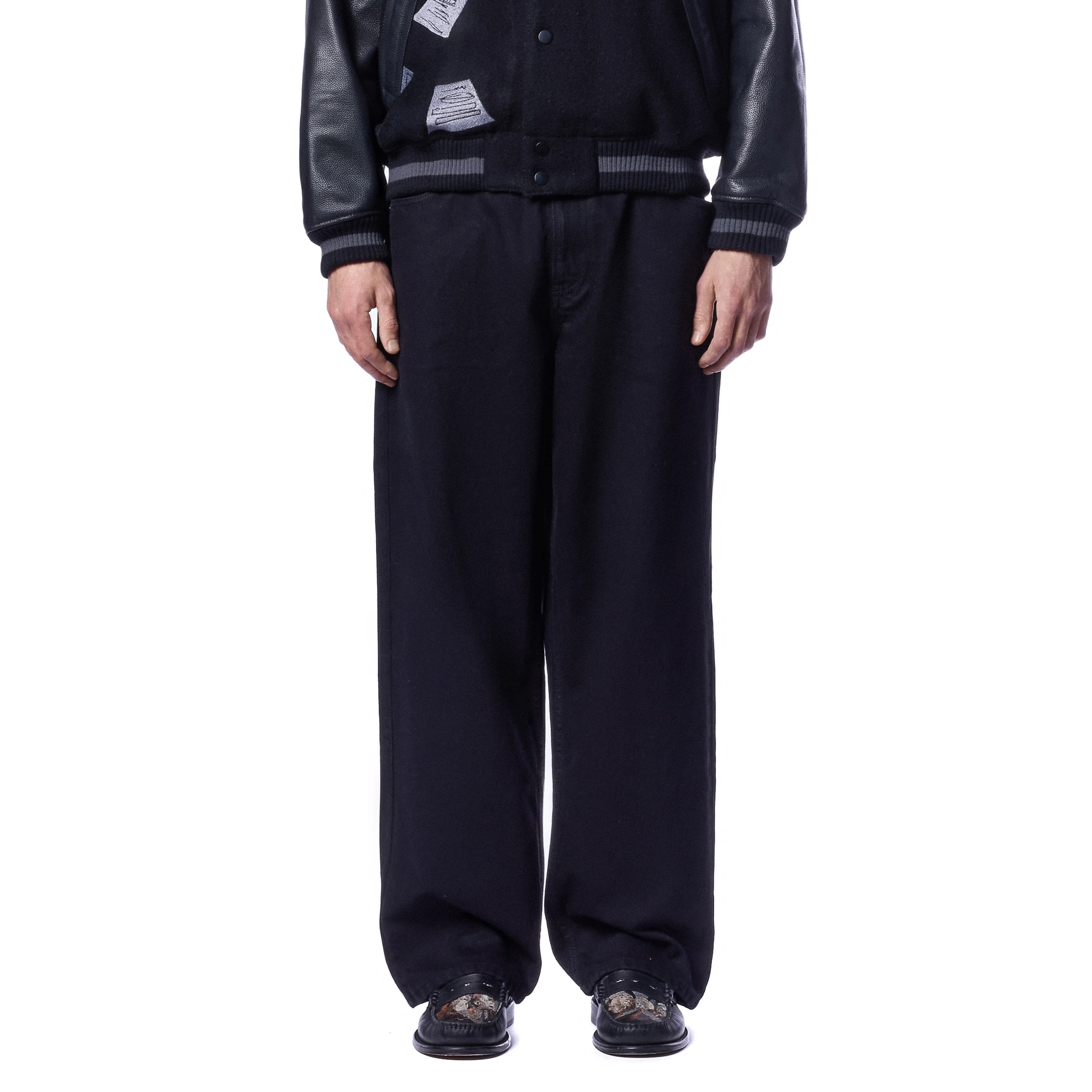 "wall street" black Denim