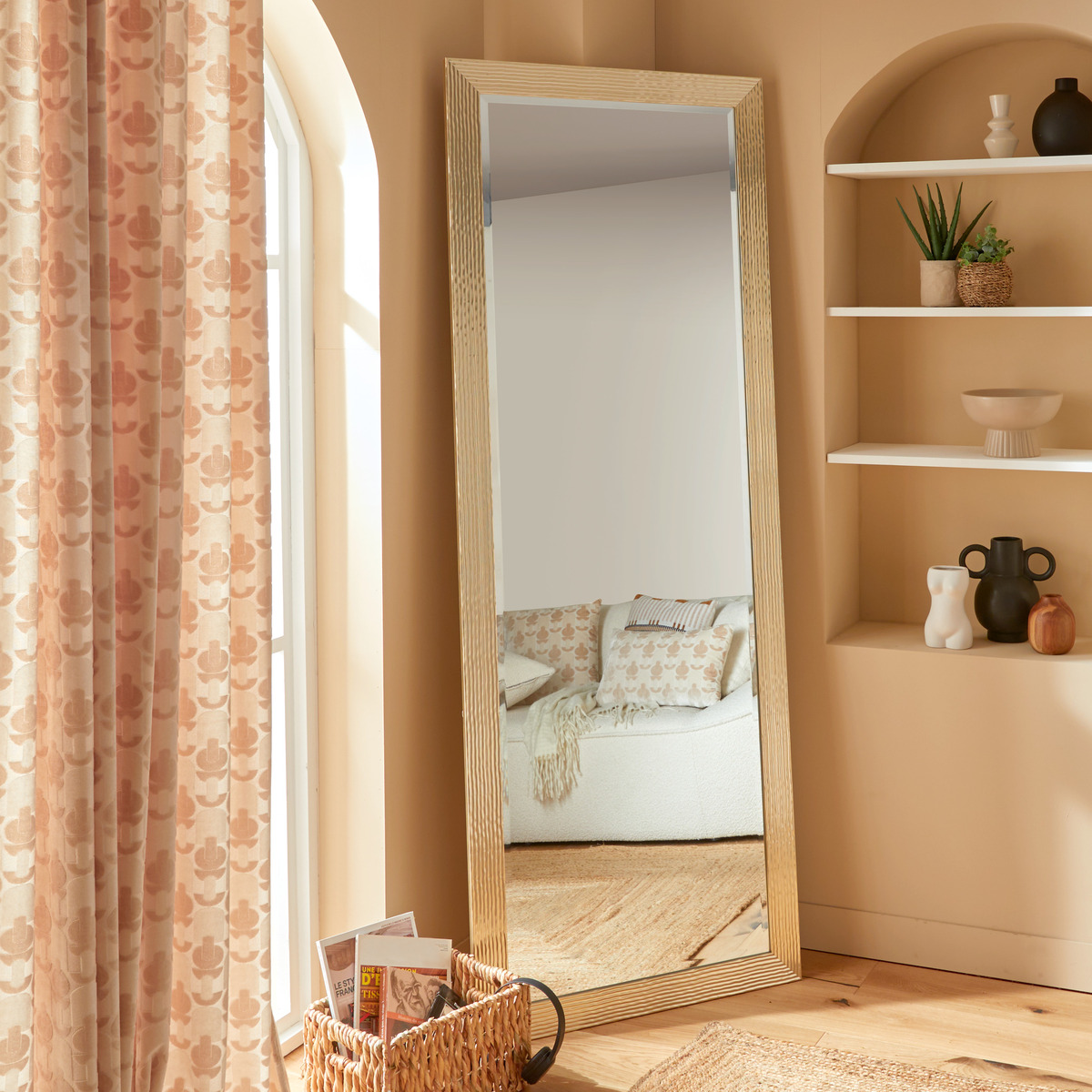 Mirror "Gemma" Brown, 195x72 cm