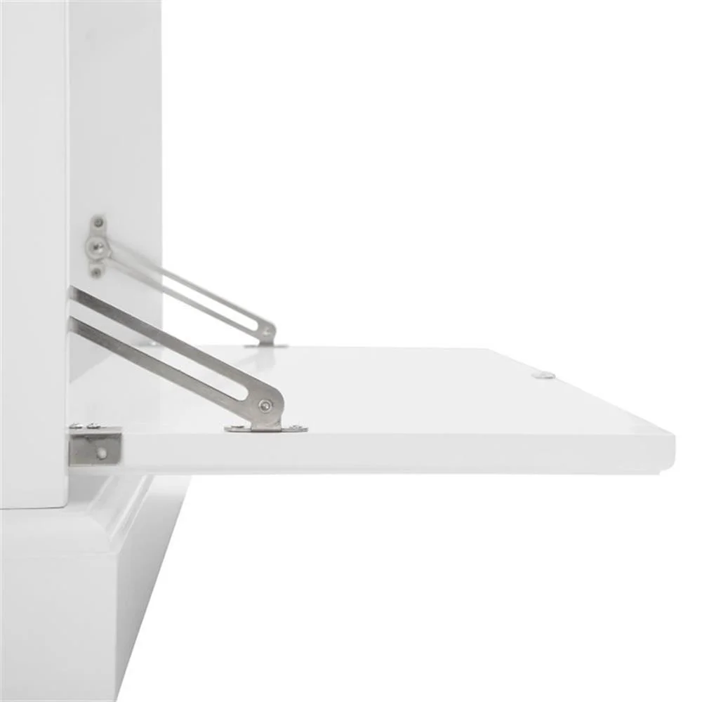 Crosley Furniture Shoreline Coastal MDF Wood Hall Tree in White - Image 14