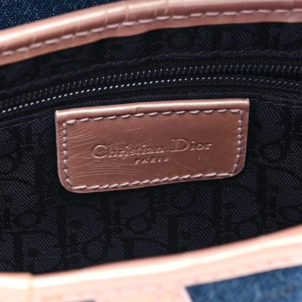 Replica Dior Saddle Bag in Blue/Pink Denim – Perfect Superfake
