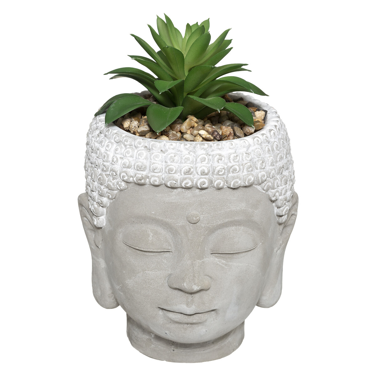 Artificial plant "Buddha" Cement pot, H.13,5 cm