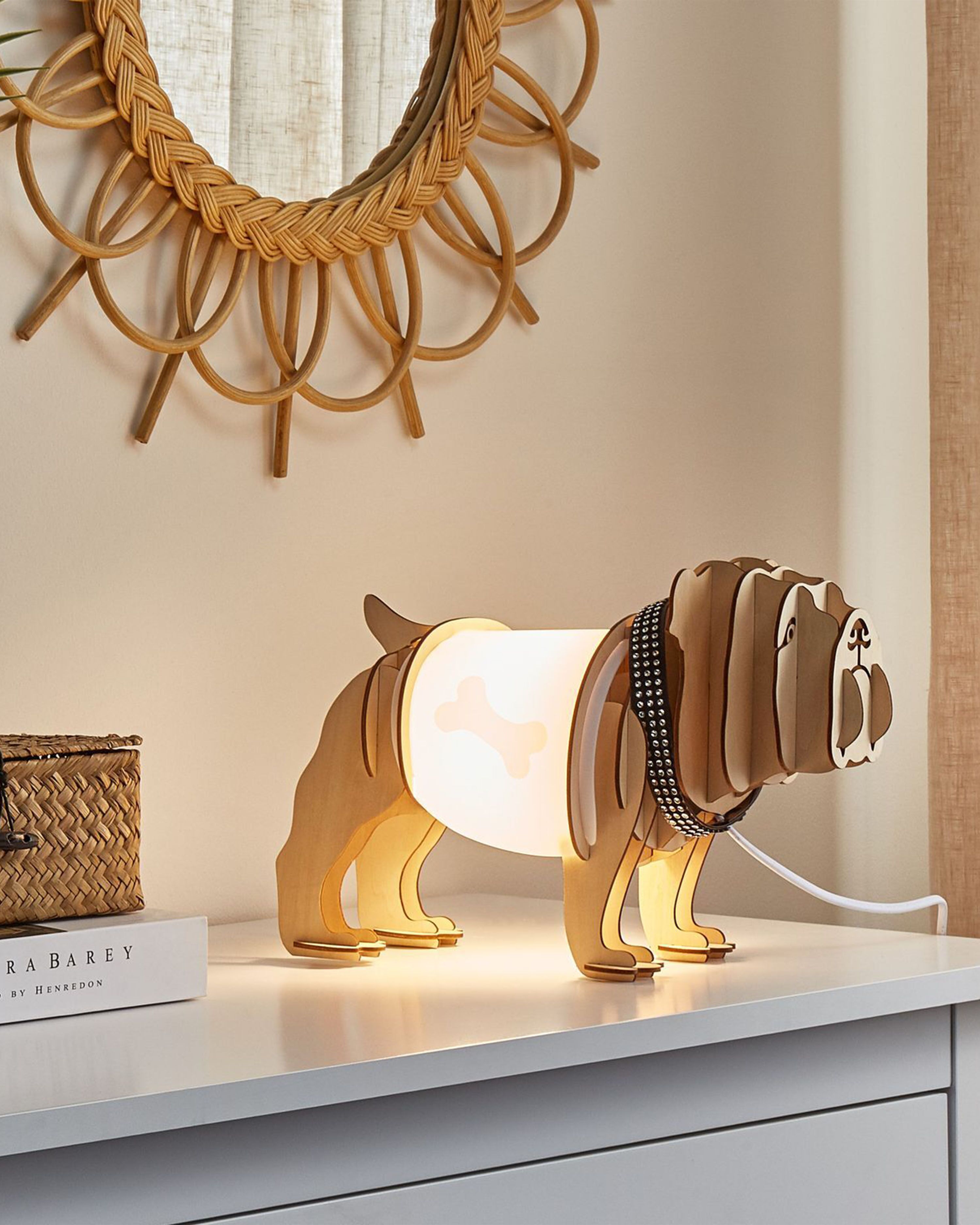 Table Lamp Dog DOUCE Light Brown